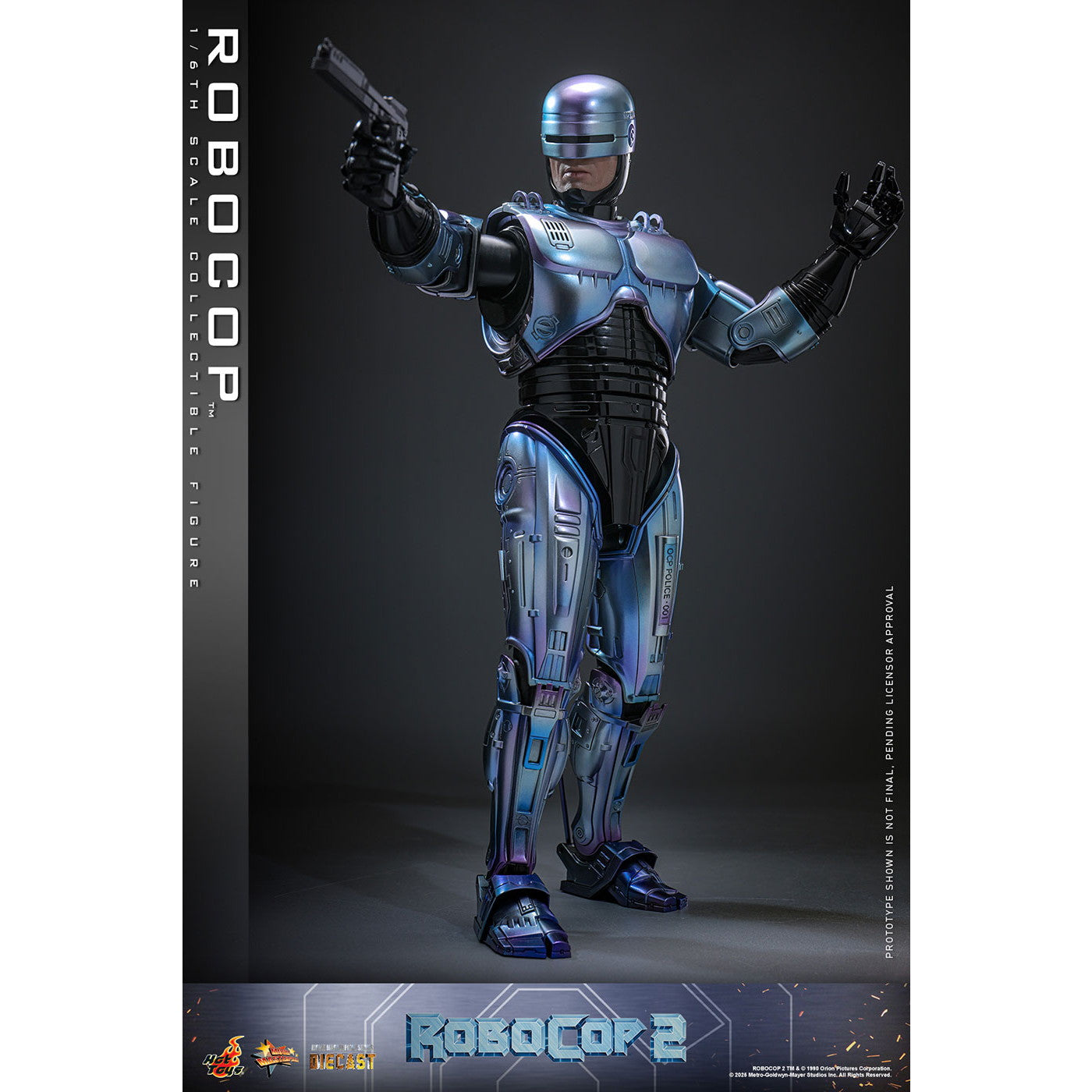 【予約安心出荷】[FIG] ムービー・マスターピース DIECAST ロボコップ ロボコップ2 1/6 完成品 可動フィギュア(MM#827D74) ホットトイズ(2026年10月)
