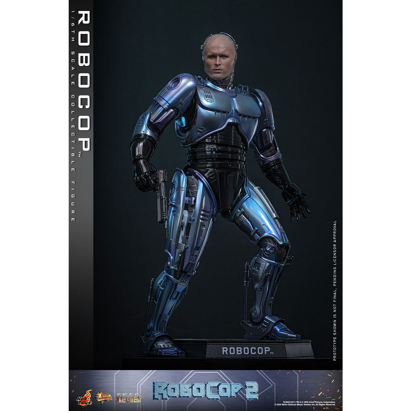 【予約安心出荷】[FIG] ムービー・マスターピース DIECAST ロボコップ ロボコップ2 1/6 完成品 可動フィギュア(MM#827D74) ホットトイズ(2026年10月)