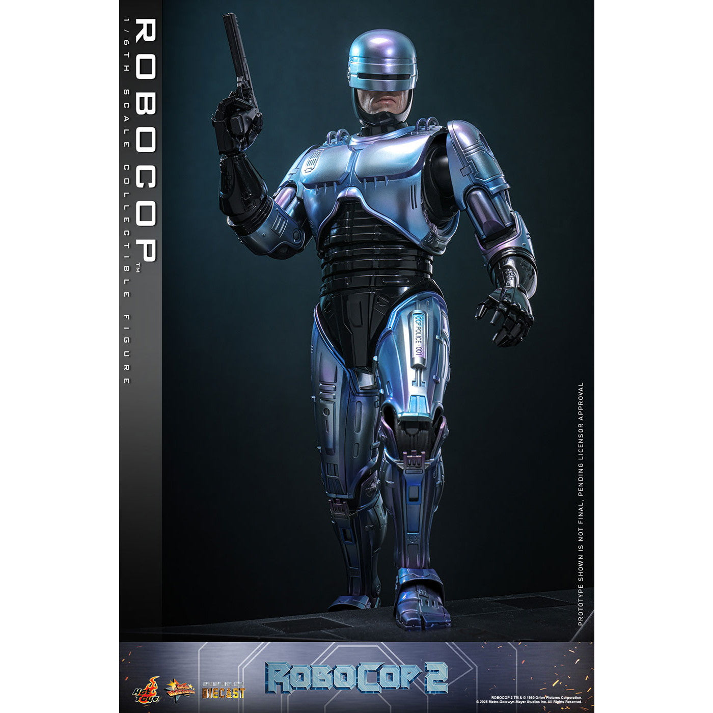 【予約安心出荷】[FIG] ムービー・マスターピース DIECAST ロボコップ ロボコップ2 1/6 完成品 可動フィギュア(MM#827D74) ホットトイズ(2026年10月)