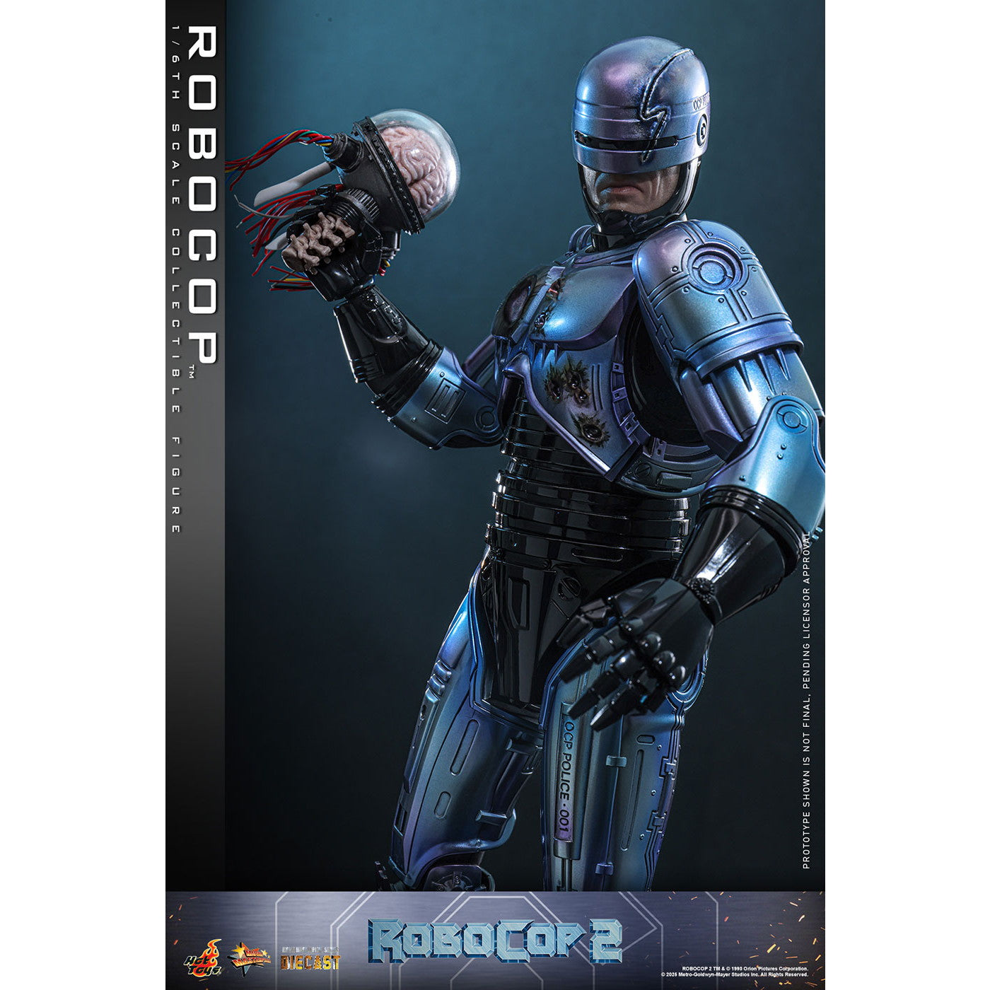 【予約安心出荷】[FIG] ムービー・マスターピース DIECAST ロボコップ ロボコップ2 1/6 完成品 可動フィギュア(MM#827D74) ホットトイズ(2026年10月)