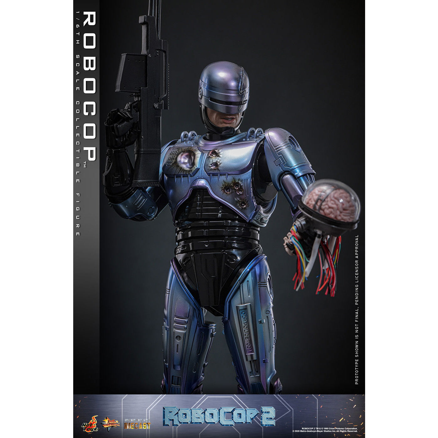 【予約安心出荷】[FIG] ムービー・マスターピース DIECAST ロボコップ ロボコップ2 1/6 完成品 可動フィギュア(MM#827D74) ホットトイズ(2026年10月)