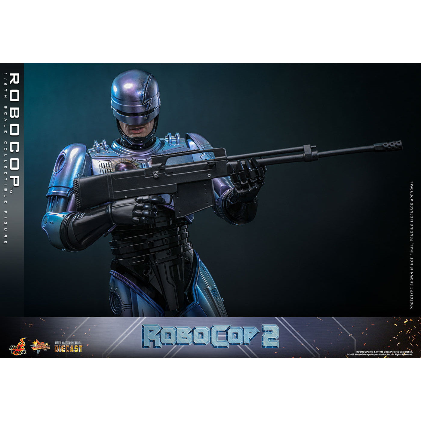 【予約安心出荷】[FIG] ムービー・マスターピース DIECAST ロボコップ ロボコップ2 1/6 完成品 可動フィギュア(MM#827D74) ホットトイズ(2026年10月)