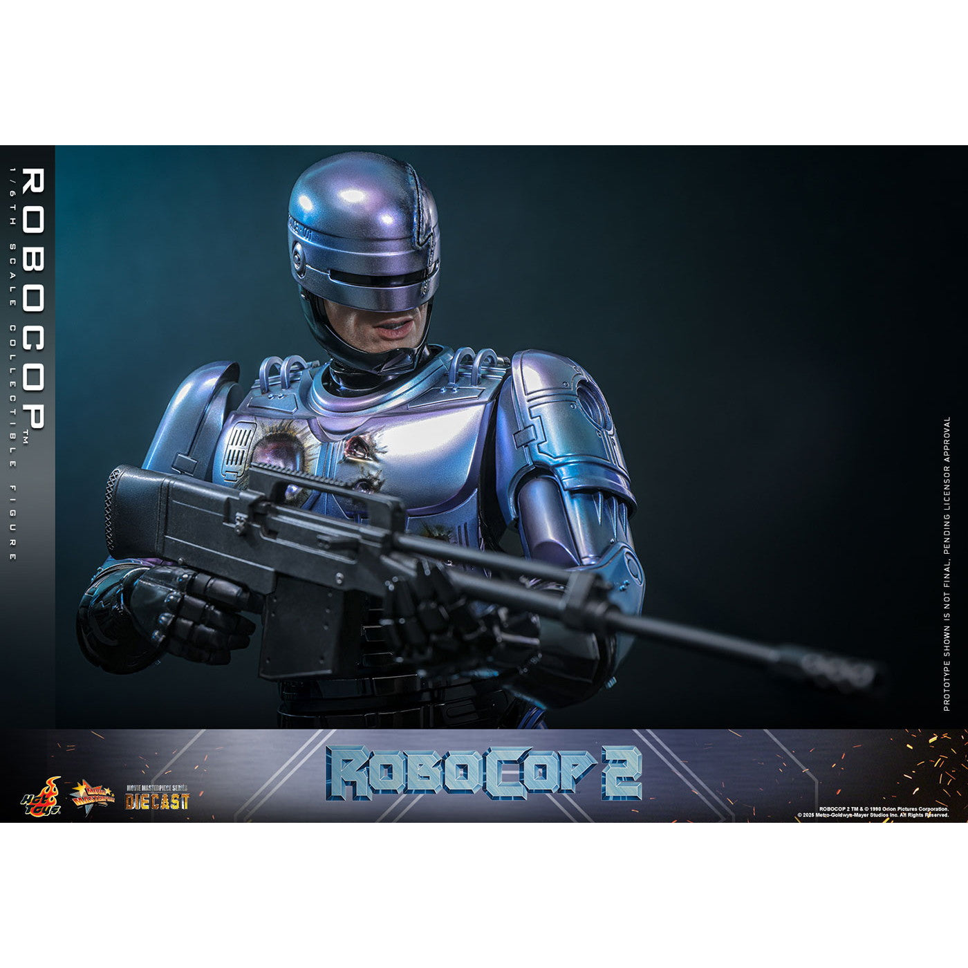 【予約安心出荷】[FIG] ムービー・マスターピース DIECAST ロボコップ ロボコップ2 1/6 完成品 可動フィギュア(MM#827D74) ホットトイズ(2026年10月)