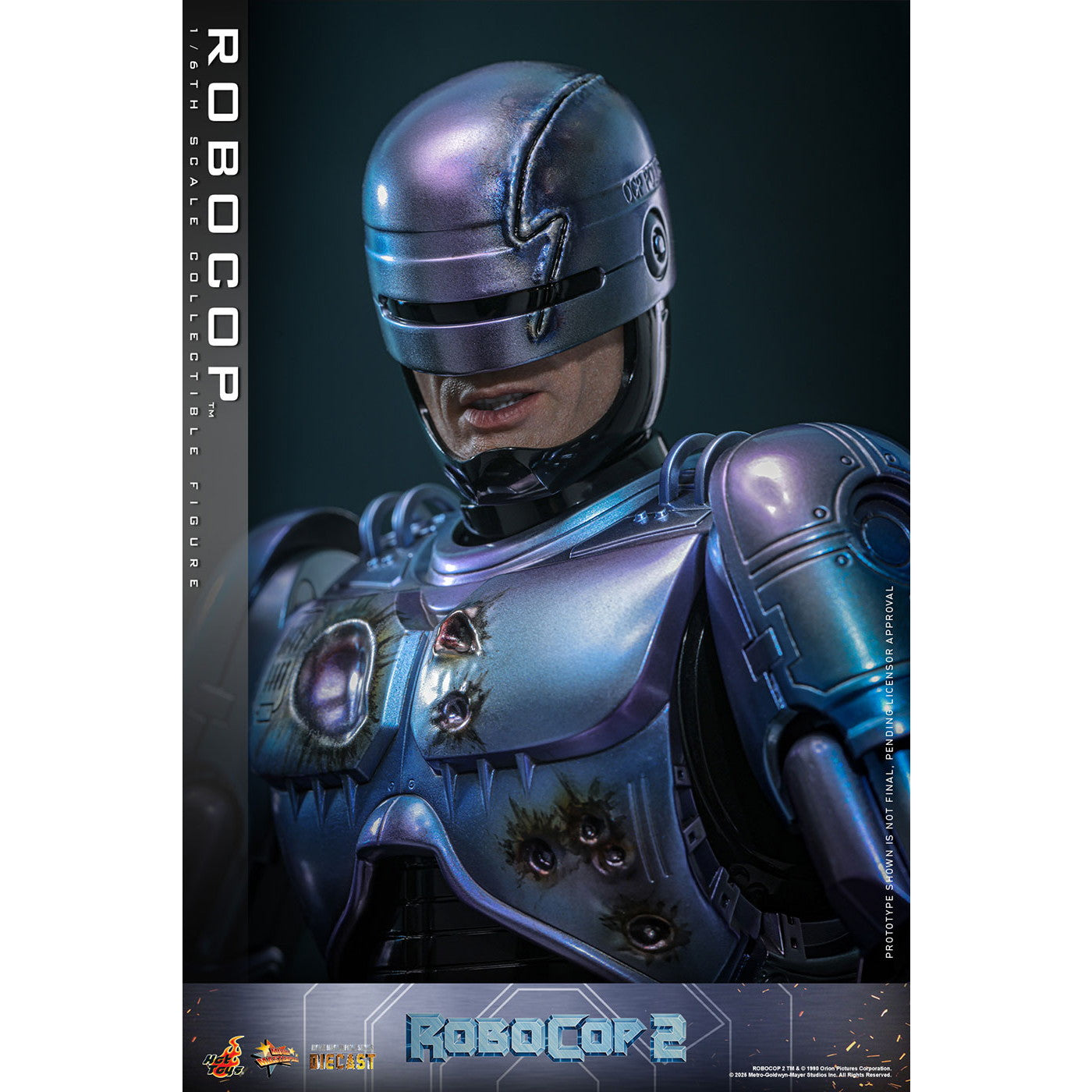 【予約安心出荷】[FIG] ムービー・マスターピース DIECAST ロボコップ ロボコップ2 1/6 完成品 可動フィギュア(MM#827D74) ホットトイズ(2026年10月)