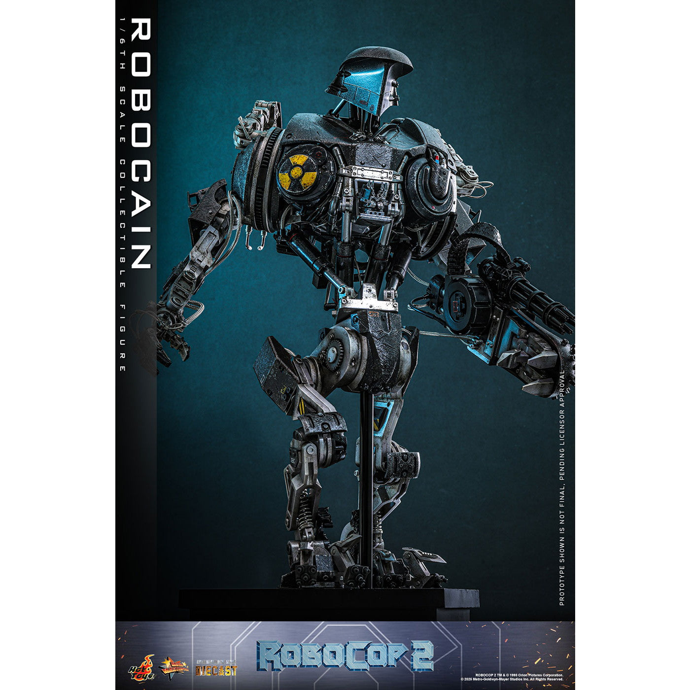 【予約安心出荷】[FIG] ムービー・マスターピース DIECAST ロボケイン ロボコップ2 1/6 完成品 可動フィギュア(MM#828D75) ホットトイズ(2026年10月)