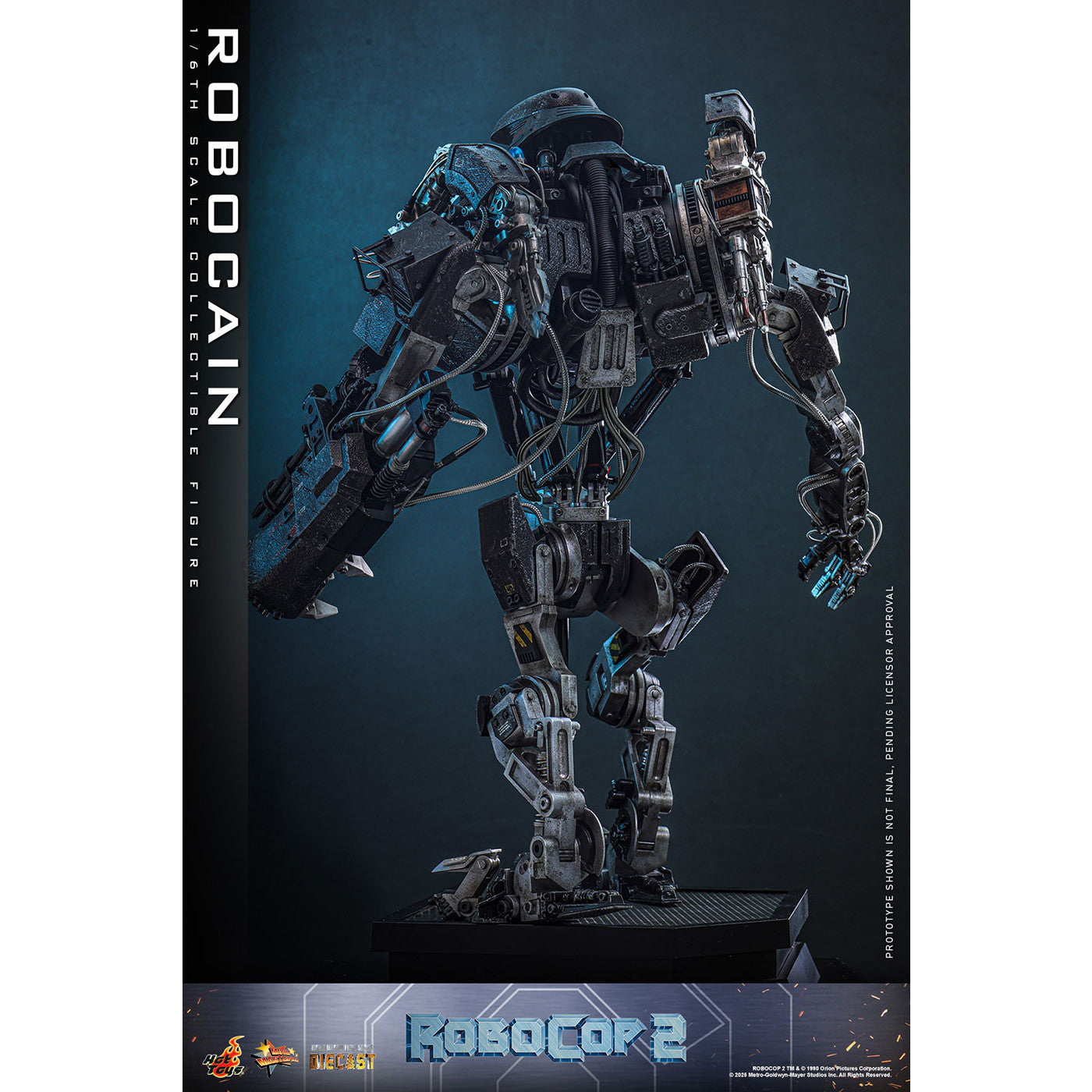【予約安心出荷】[FIG] ムービー・マスターピース DIECAST ロボケイン ロボコップ2 1/6 完成品 可動フィギュア(MM#828D75) ホットトイズ(2026年10月)