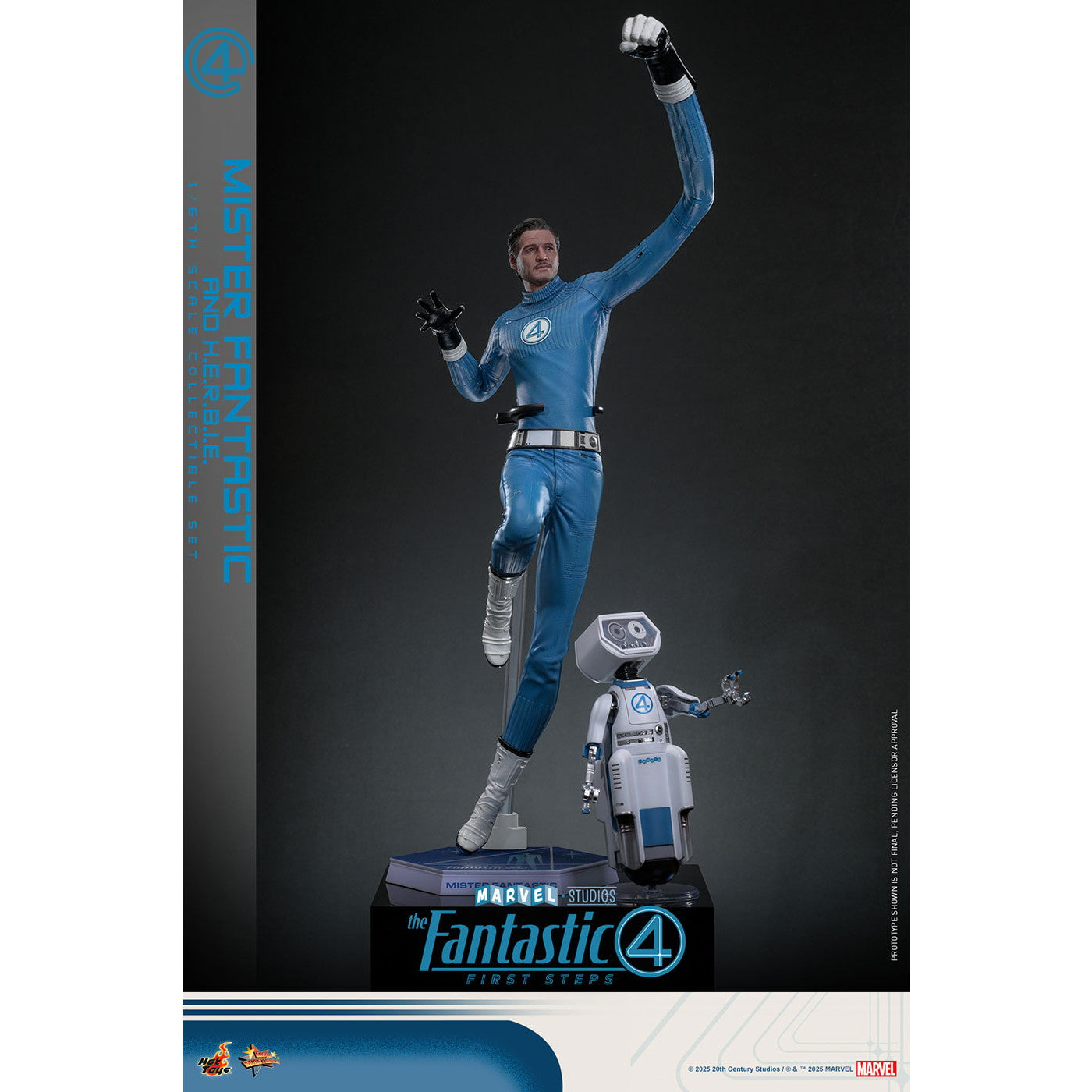 【予約安心出荷】[FIG] ムービー・マスターピース ミスター・ファンタスティック&ハービー ファンタスティック4:ファースト・ステップ 1/6 完成品 可動フィギュア(MM#822) ホットトイズ(2026年10月)
