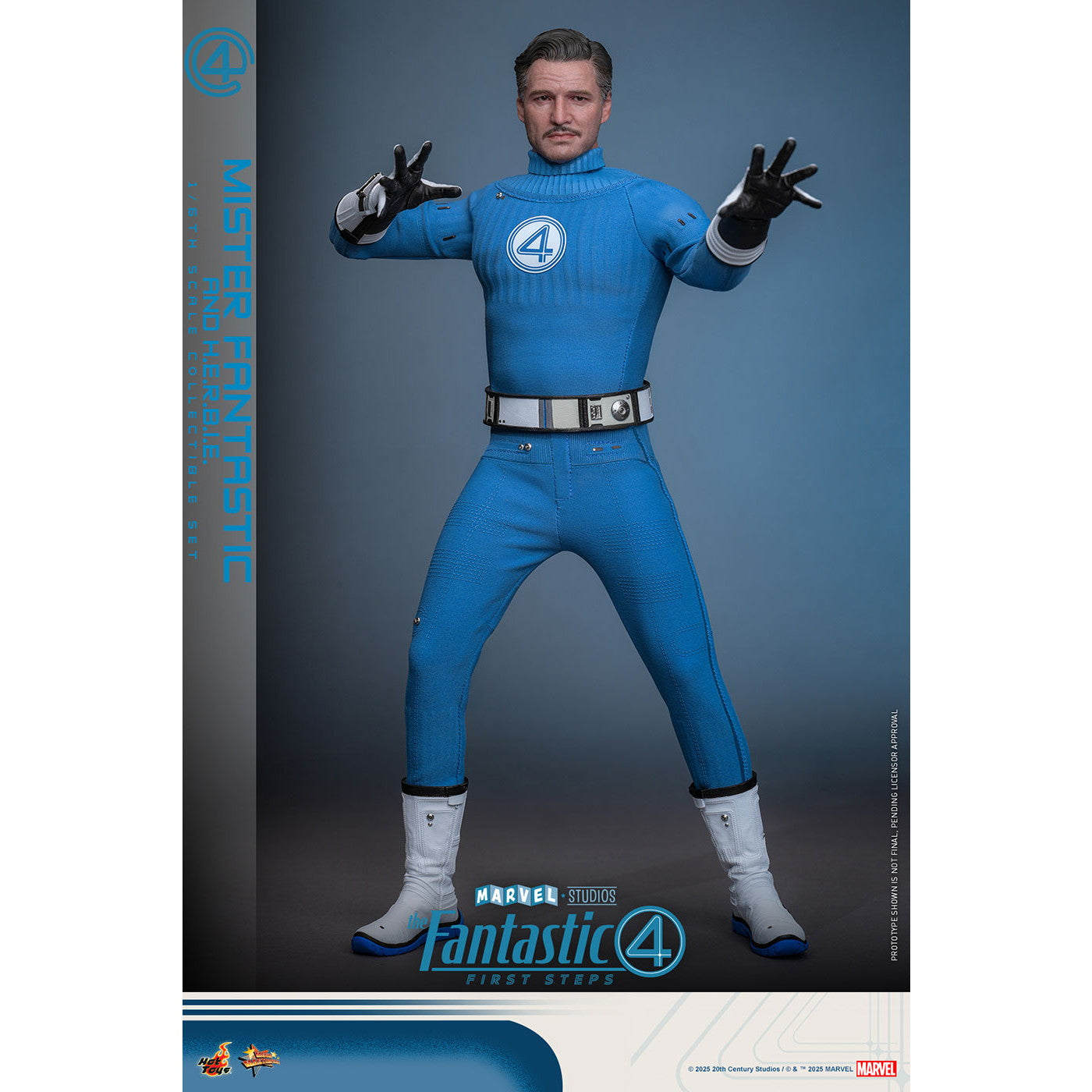 【予約安心出荷】[FIG] ムービー・マスターピース ミスター・ファンタスティック&ハービー ファンタスティック4:ファースト・ステップ 1/6 完成品 可動フィギュア(MM#822) ホットトイズ(2026年10月)