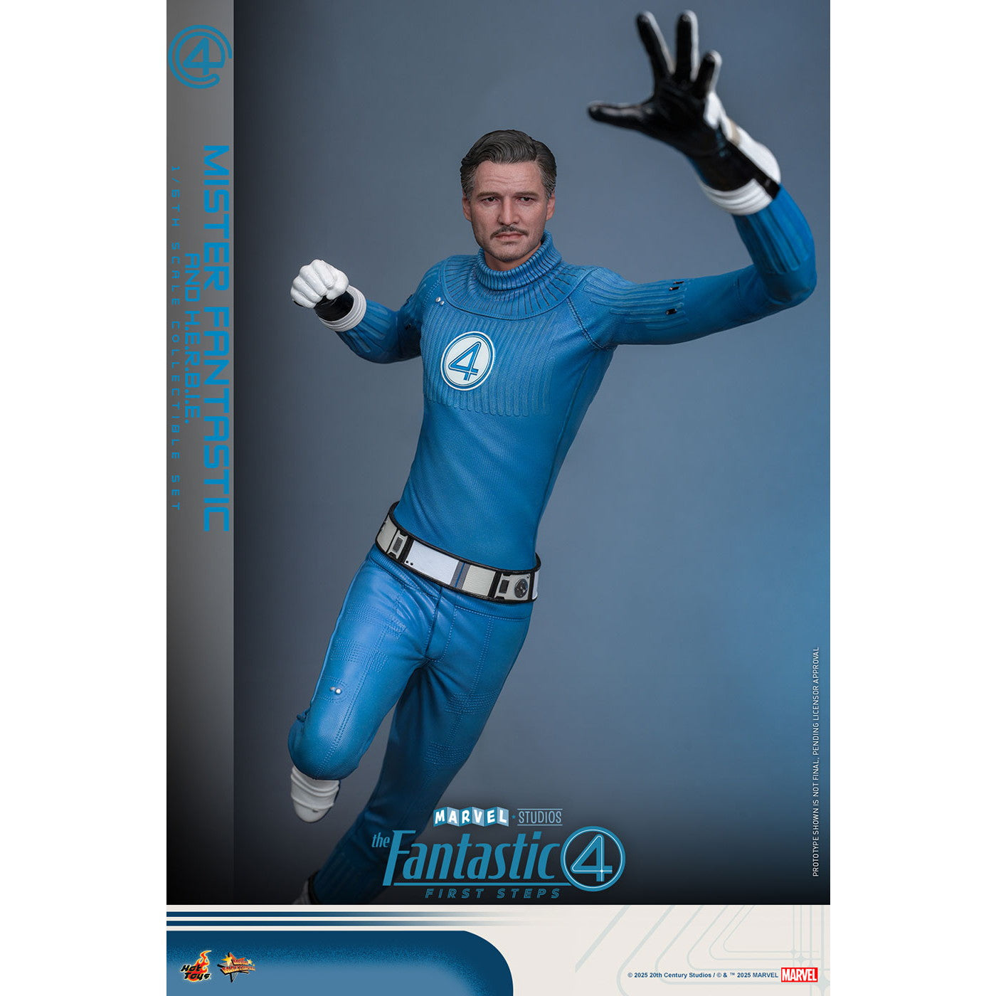 【予約安心出荷】[FIG] ムービー・マスターピース ミスター・ファンタスティック&ハービー ファンタスティック4:ファースト・ステップ 1/6 完成品 可動フィギュア(MM#822) ホットトイズ(2026年10月)