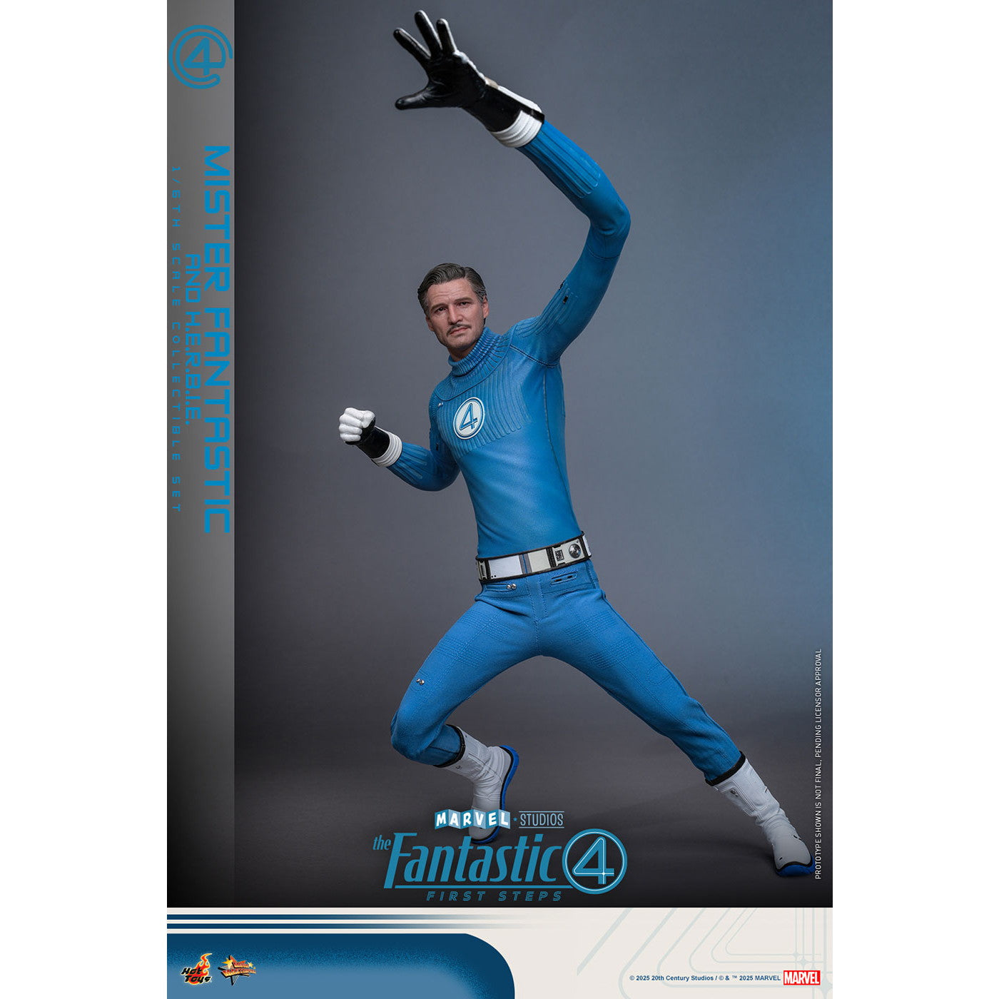 【予約安心出荷】[FIG] ムービー・マスターピース ミスター・ファンタスティック&ハービー ファンタスティック4:ファースト・ステップ 1/6 完成品 可動フィギュア(MM#822) ホットトイズ(2026年10月)
