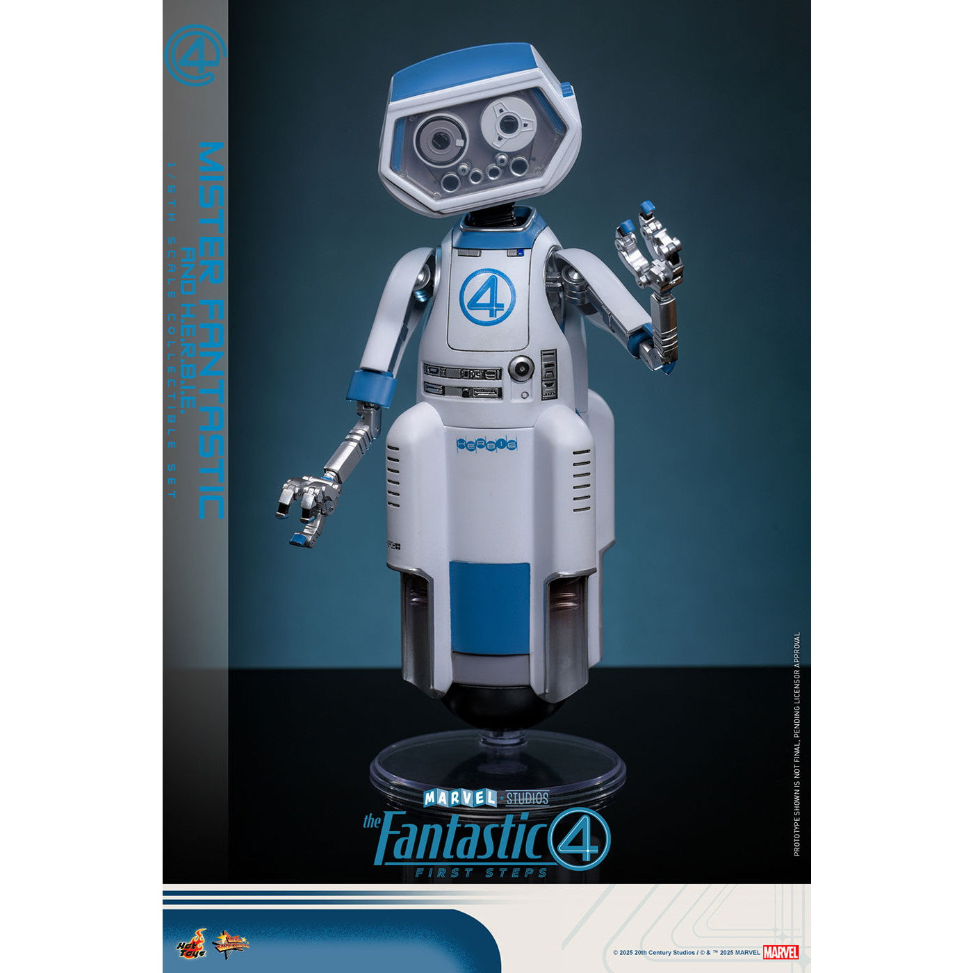 【予約安心出荷】[FIG] ムービー・マスターピース ミスター・ファンタスティック&ハービー ファンタスティック4:ファースト・ステップ 1/6 完成品 可動フィギュア(MM#822) ホットトイズ(2026年10月)