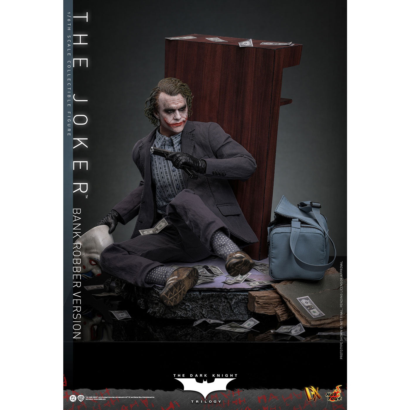 【予約安心出荷】[FIG] ムービー・マスターピース DX ジョーカー(銀行強盗) ダークナイト・トリロジー 1/6 完成品 可動フィギュア(DX#50) ホットトイズ(2026年10月)