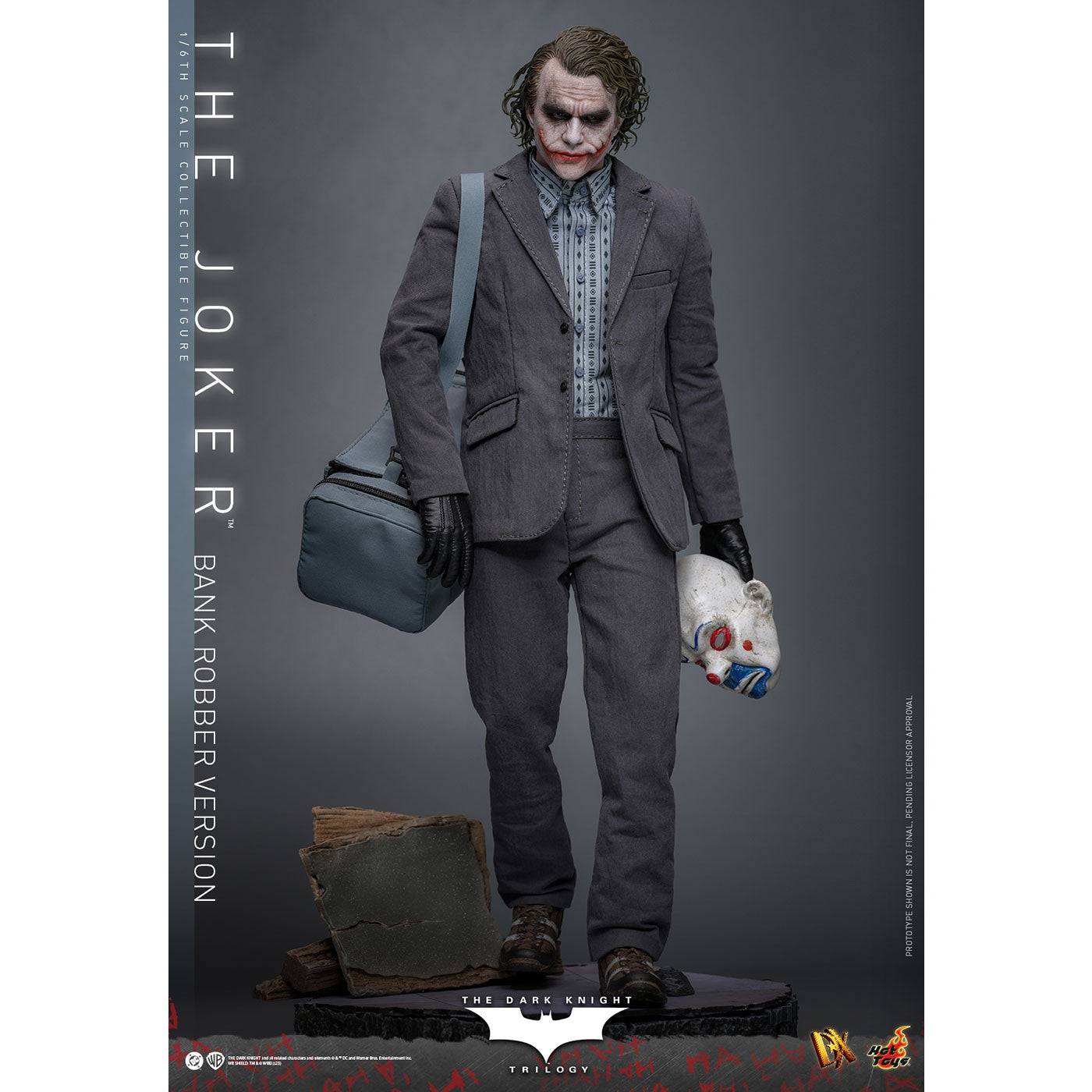 【予約安心出荷】[FIG] ムービー・マスターピース DX ジョーカー(銀行強盗) ダークナイト・トリロジー 1/6 完成品 可動フィギュア(DX#50) ホットトイズ(2026年10月)