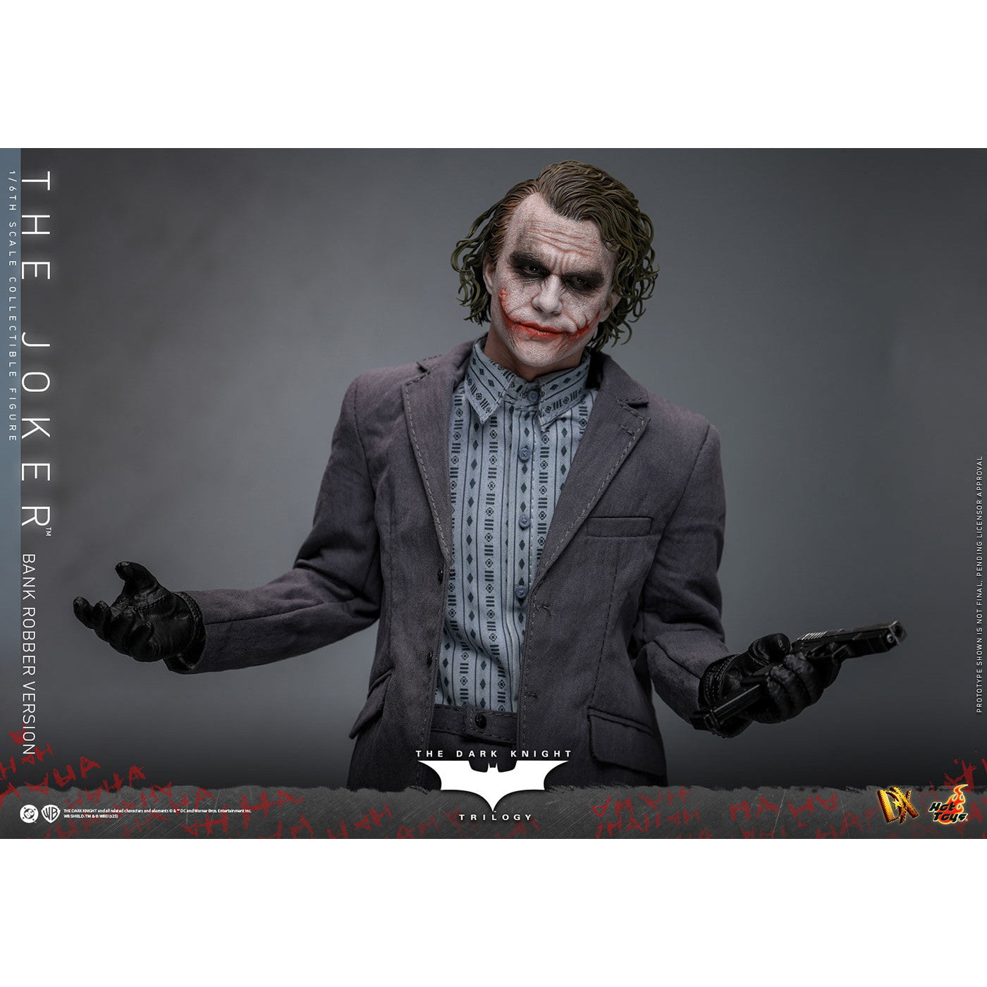 【予約安心出荷】[FIG] ムービー・マスターピース DX ジョーカー(銀行強盗) ダークナイト・トリロジー 1/6 完成品 可動フィギュア(DX#50) ホットトイズ(2026年10月)