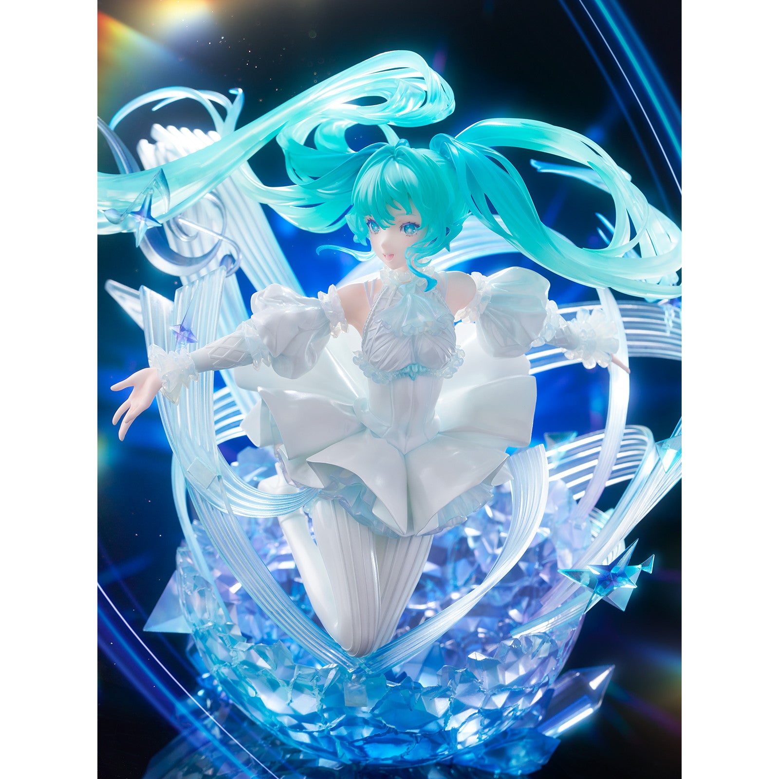 【予約安心出荷】[FIG] 初音ミク-Crystal Dress Ver.- 1/7 完成品 フィギュア CyberZ(2026年9月)