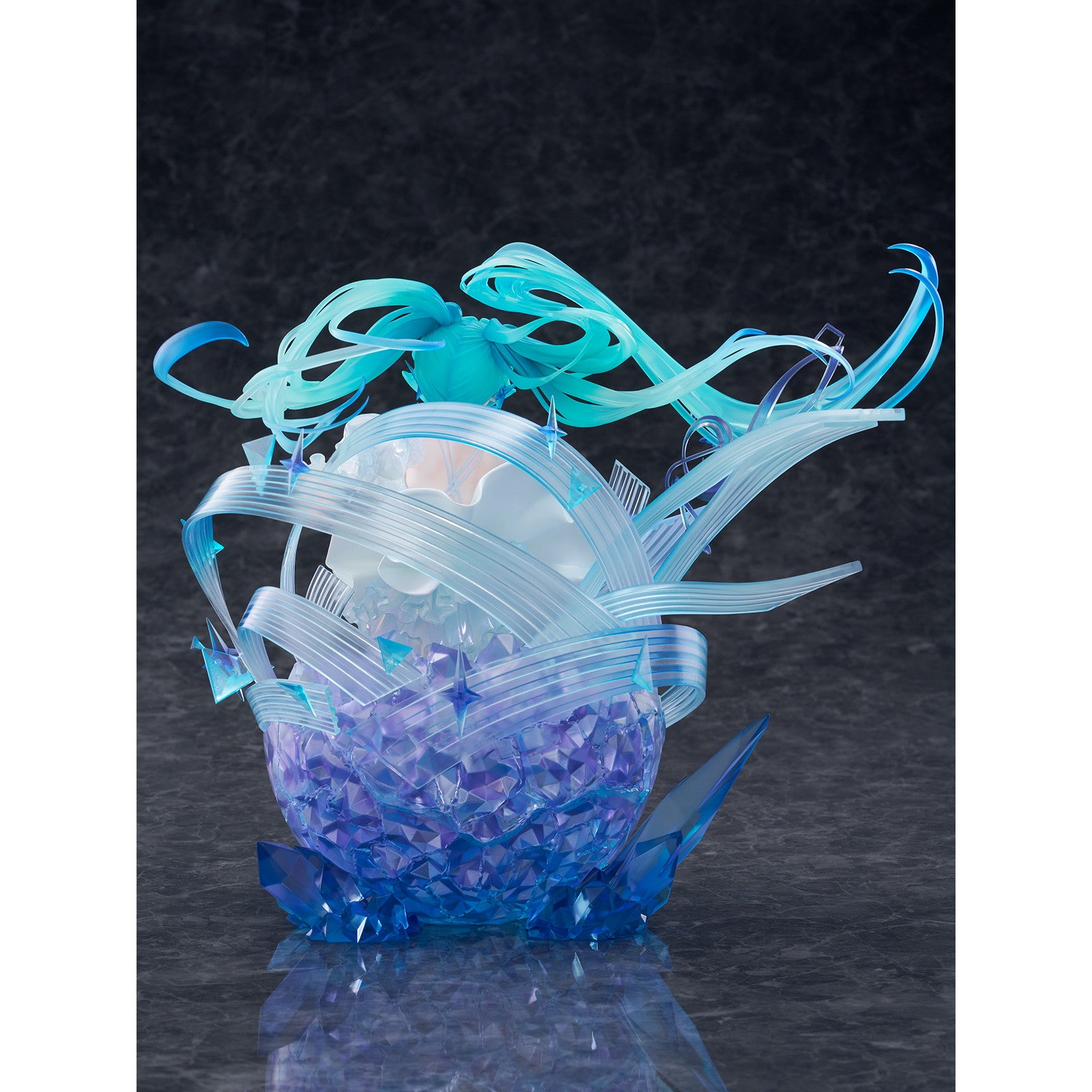 【予約安心出荷】[FIG] 初音ミク-Crystal Dress Ver.- 1/7 完成品 フィギュア CyberZ(2026年9月)