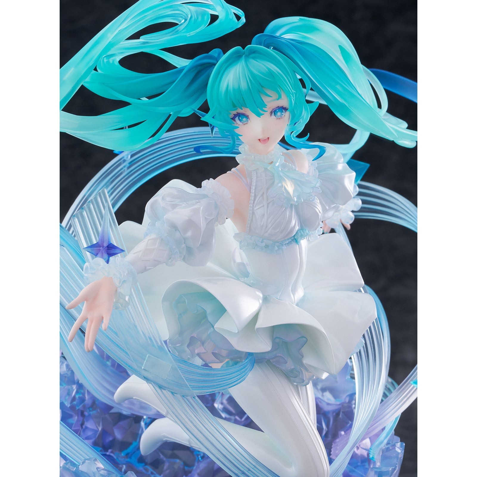 【予約安心出荷】[FIG] 初音ミク-Crystal Dress Ver.- 1/7 完成品 フィギュア CyberZ(2026年9月)