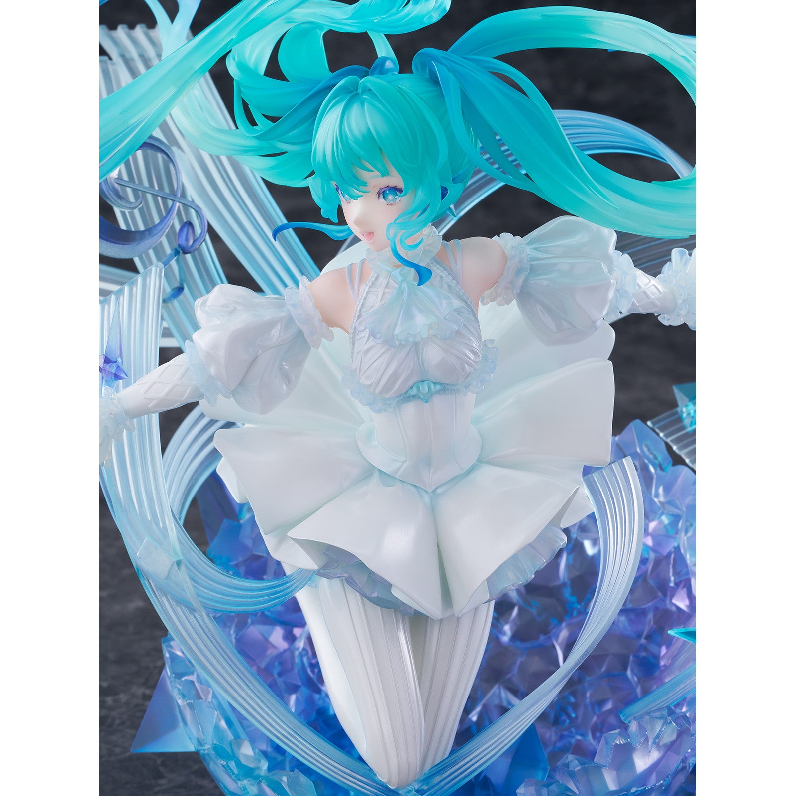 【予約安心出荷】[FIG] 初音ミク-Crystal Dress Ver.- 1/7 完成品 フィギュア CyberZ(2026年9月)