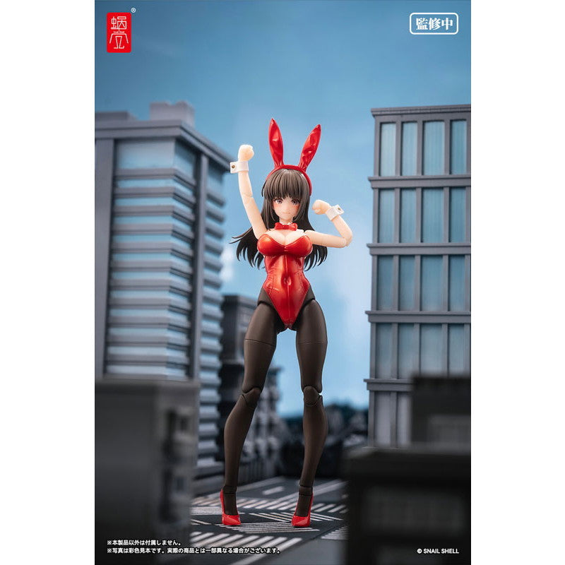 【予約安心出荷】[FIG] スキルエフェクトパーツ付属 空想JKシリーズ JK-01バニーガール レナ 1/12 完成品 アクションフィギュア SNAIL SHELL(蝸之殻)(2026年2月)