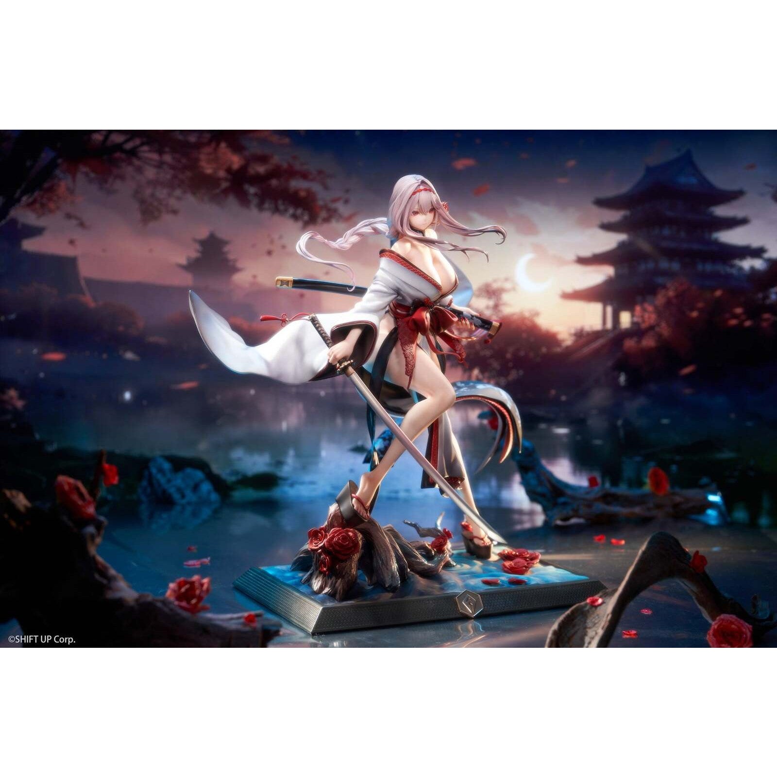 【予約安心出荷】[FIG] 紅蓮(ぐれん):ブラックシャドウ ロンギングフラワー 勝利の女神:NIKKE(ニケ) 1/4 完成品 フィギュア HOBBY SAKURA(ホビーサクラ)(2026年7月)