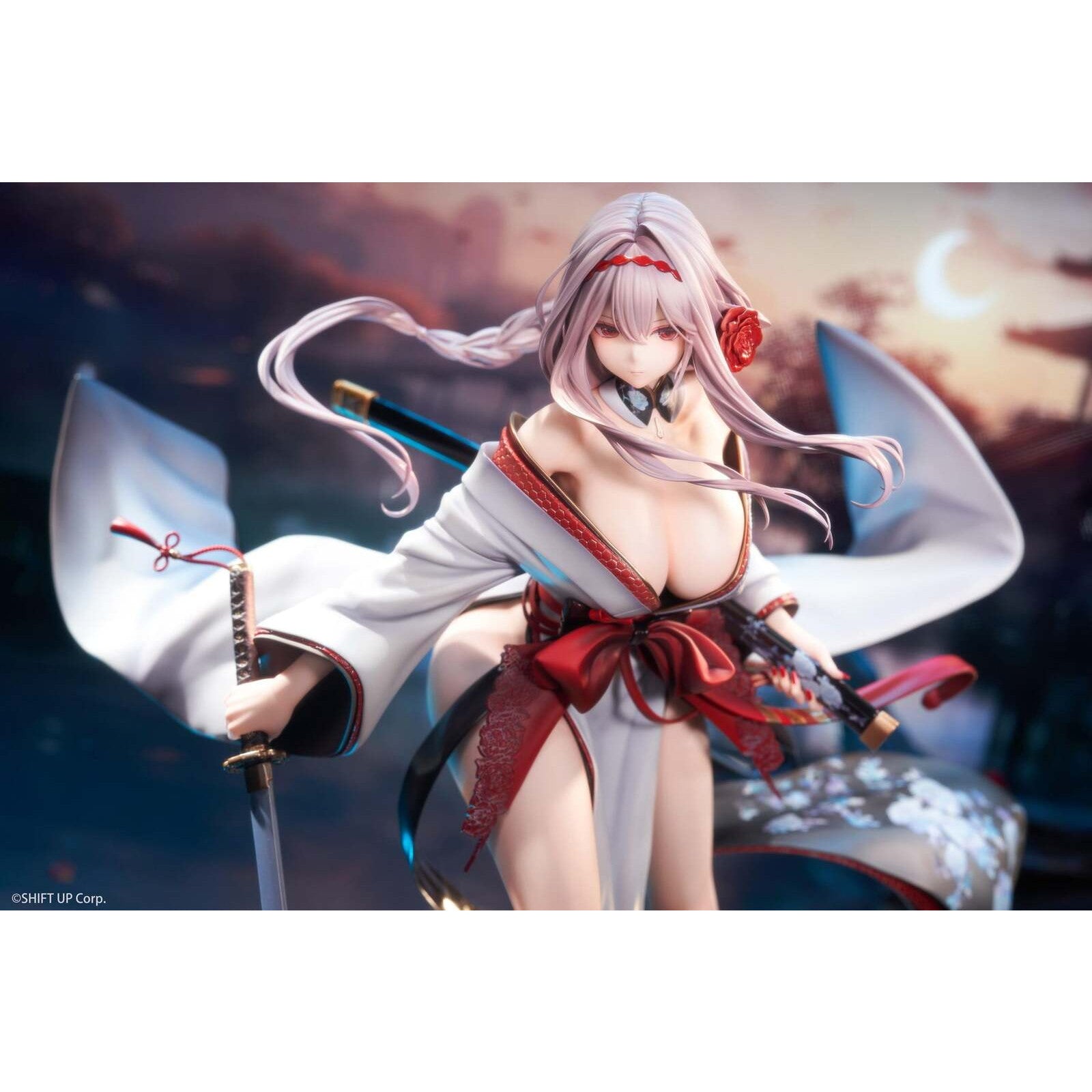 【予約安心出荷】[FIG] タペストリー付属 紅蓮(ぐれん):ブラックシャドウ ロンギングフラワー 豪華版 勝利の女神:NIKKE(ニケ) 1/4 完成品 フィギュア HOBBY SAKURA(ホビーサクラ)(2026年7月)