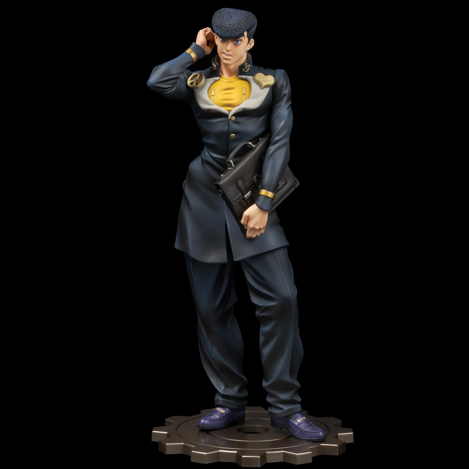 【中古即納】[FIG] FIGURE MUSEUM 東方仗助(ひがしかたじょうすけ) TVアニメ『ジョジョの奇妙な冒険 ダイヤモンドは砕けない』 1/8 完成品 フィギュア 千値練(せんちねる)(20260228)