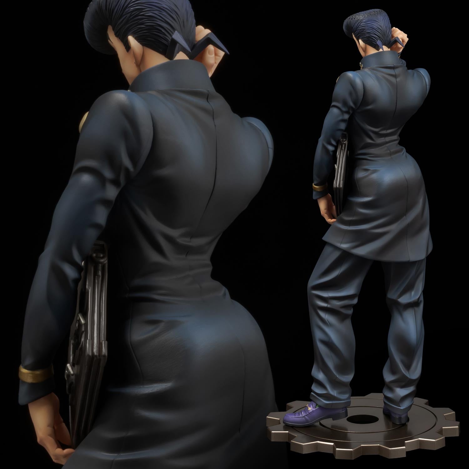 【中古即納】[FIG] FIGURE MUSEUM 東方仗助(ひがしかたじょうすけ) TVアニメ『ジョジョの奇妙な冒険 ダイヤモンドは砕けない』 1/8 完成品 フィギュア 千値練(せんちねる)(20260228)