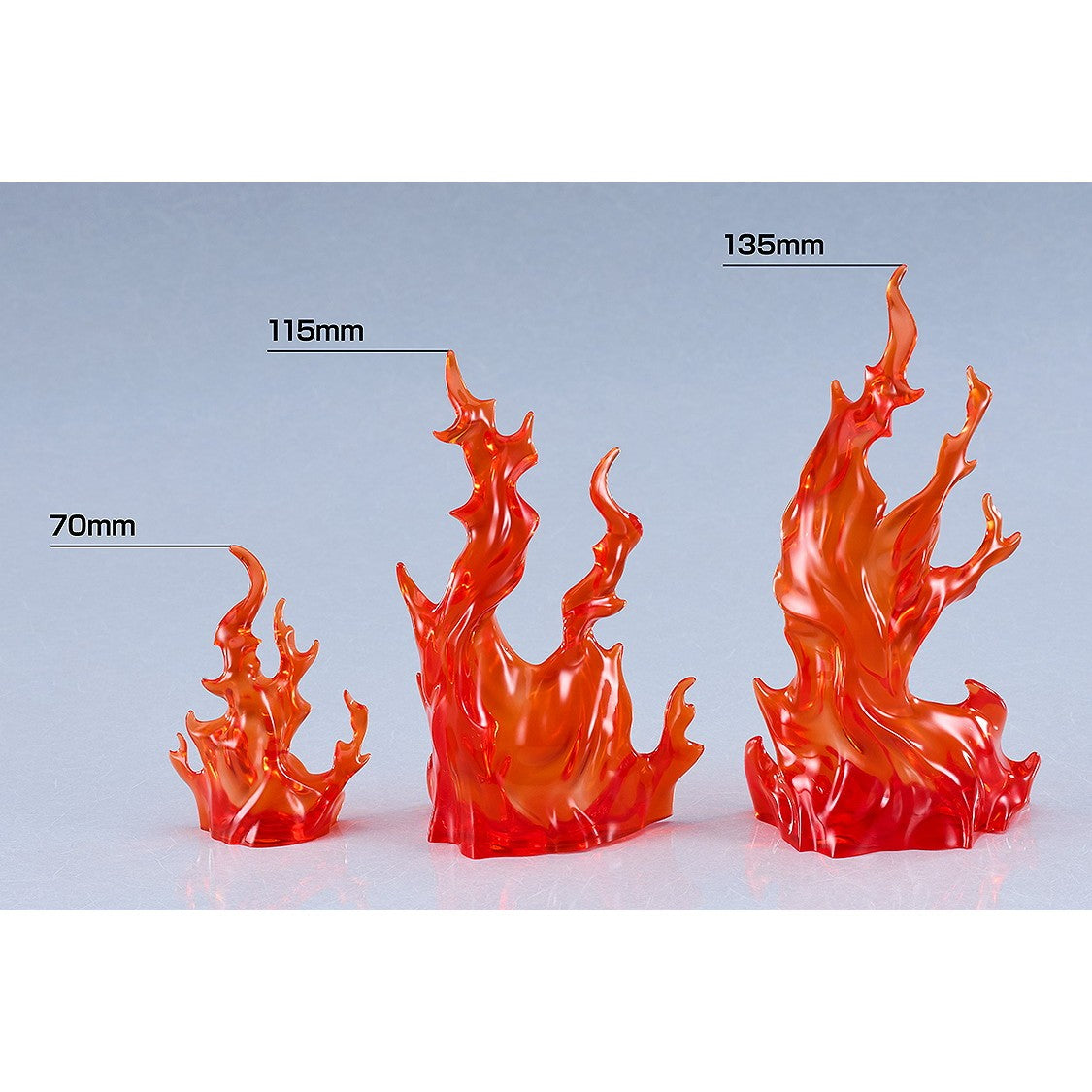 【新品】【お取り寄せ】[FIG] THEシンプルエフェクト『炎』 RED フィギュア用アクセサリ グッドスマイルカンパニー(20260227)