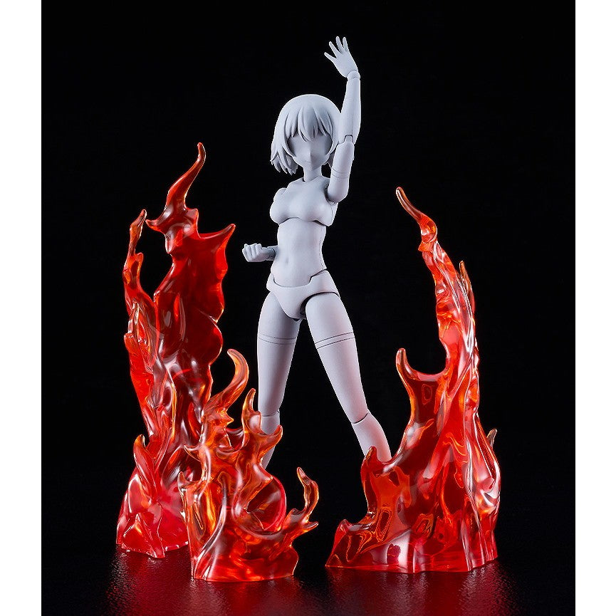 【新品】【お取り寄せ】[FIG] THEシンプルエフェクト『炎』 RED フィギュア用アクセサリ グッドスマイルカンパニー(20260227)