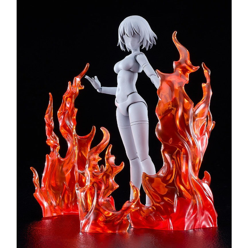 【新品】【お取り寄せ】[FIG] THEシンプルエフェクト『炎』 RED フィギュア用アクセサリ グッドスマイルカンパニー(20260227)