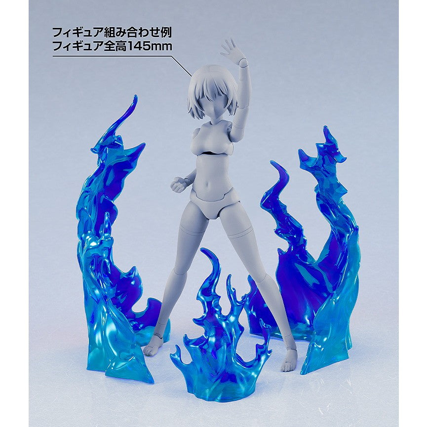 【新品】【お取り寄せ】[FIG] THEシンプルエフェクト『炎』 BLUE フィギュア用アクセサリ グッドスマイルカンパニー(20260227)