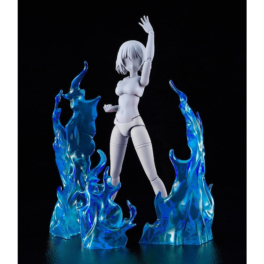 【新品】【お取り寄せ】[FIG] THEシンプルエフェクト『炎』 BLUE フィギュア用アクセサリ グッドスマイルカンパニー(20260227)