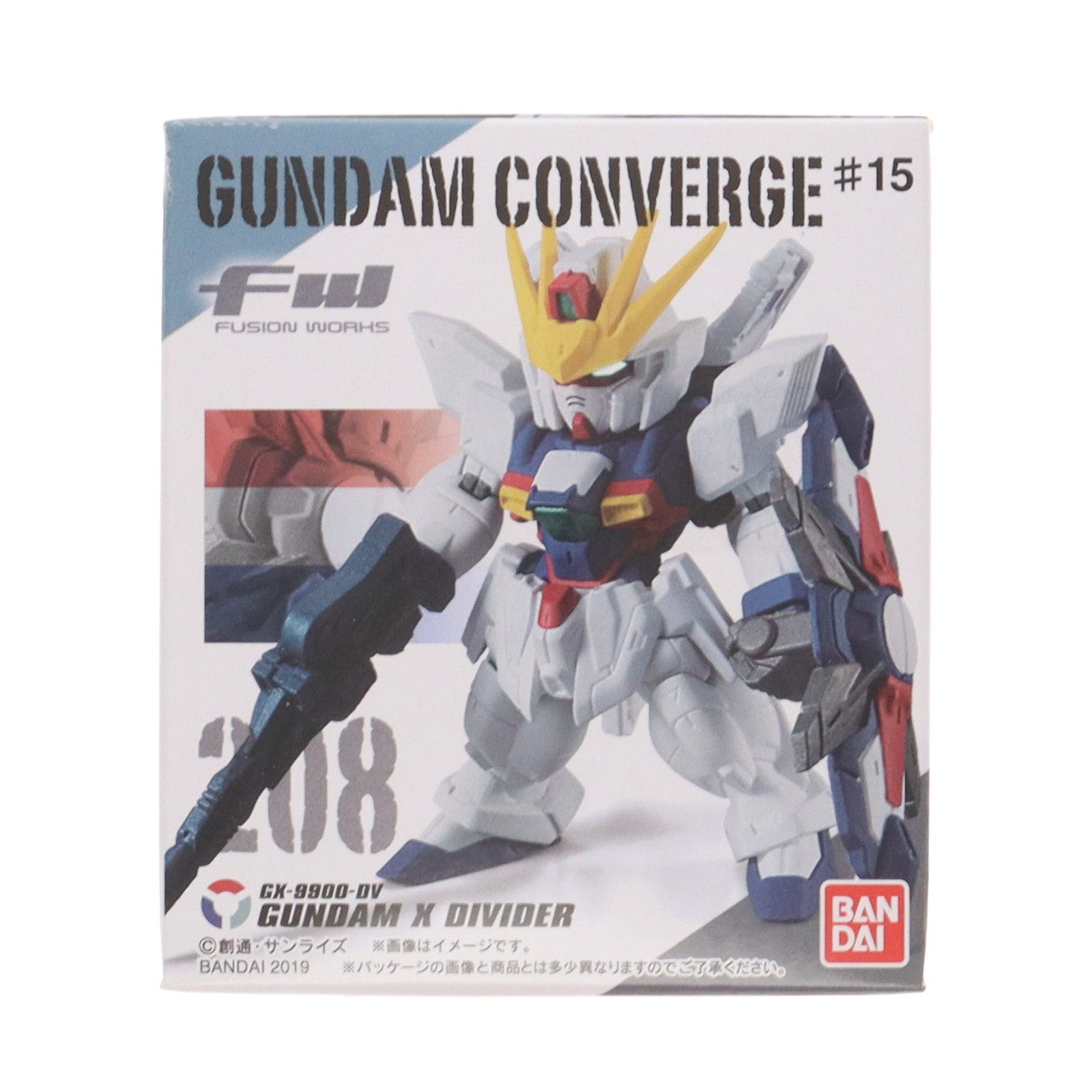 【中古即納】[FIG] (単品)(食玩) ガンダムXディバイダー FW GUNDAM CONVERGE(ガンダムコンバージ) ♯15 機動新世紀ガンダムX フィギュア バンダイ(20190527)