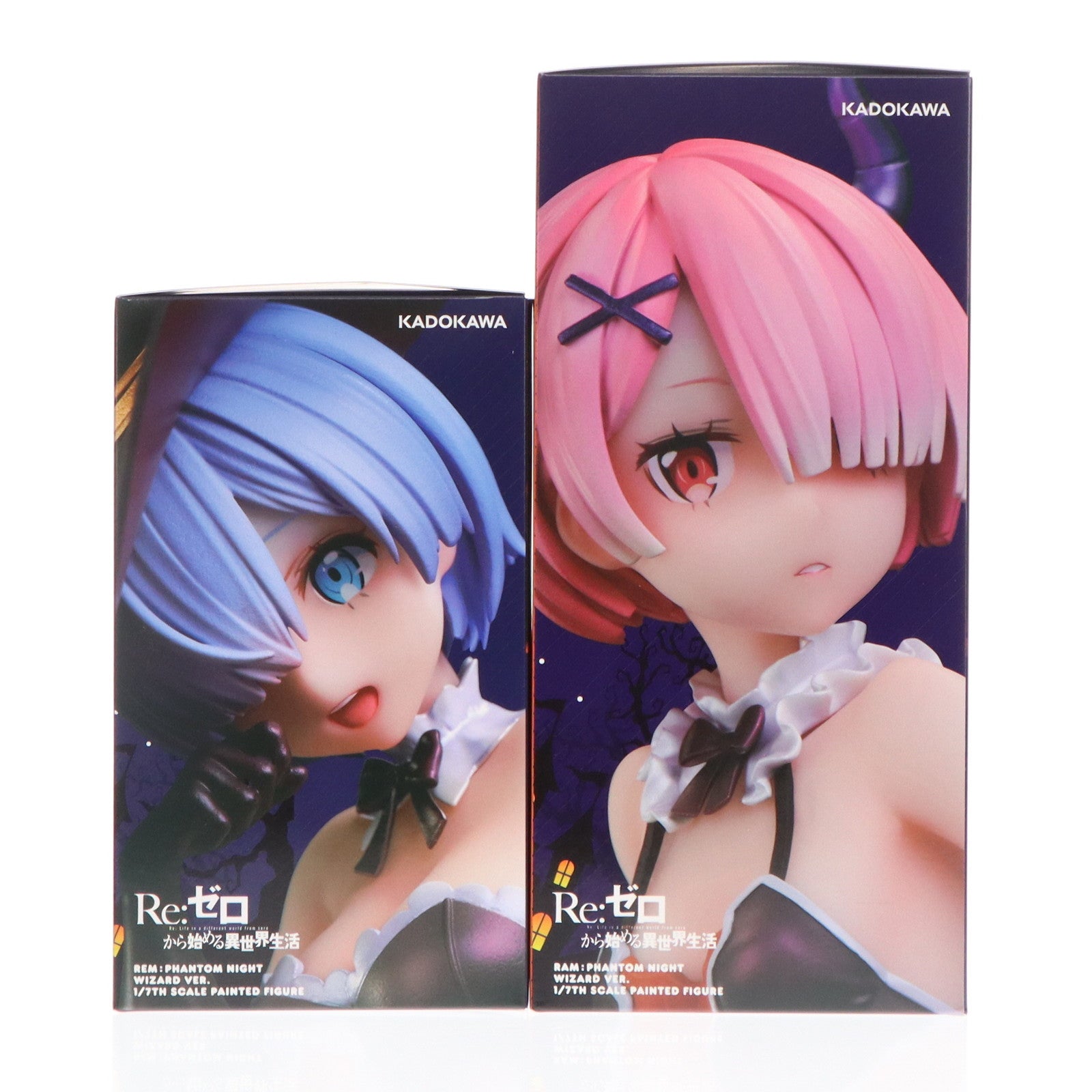 【中古即納】[FIG] 2体セット購入特典付属 KDcolle レム・ラム 幻夜の魔法使いver.セット Re:ゼロから始める異世界生活 1/7 完成品 フィギュア KADOKAWA(カドカワ)(20250731)