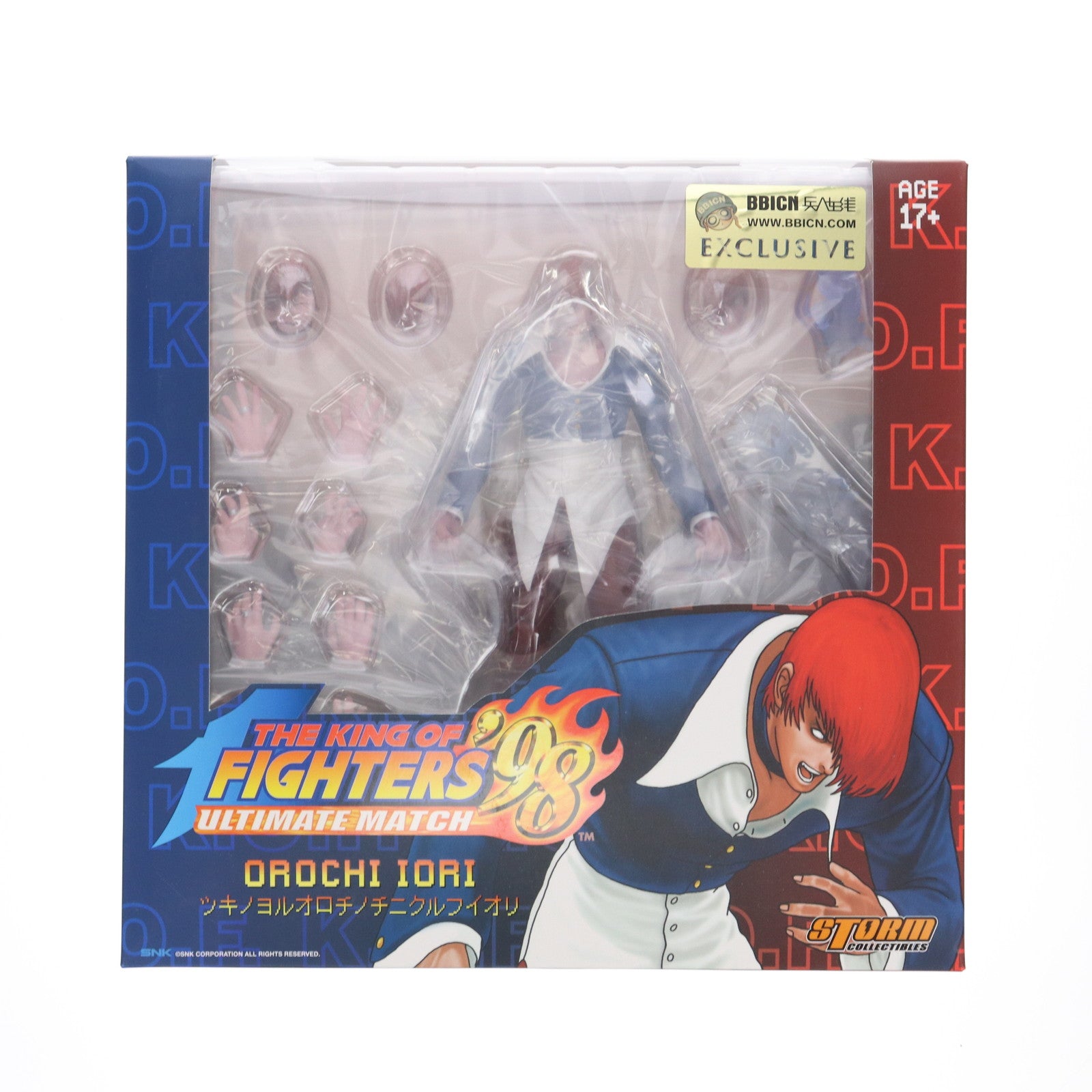 【中古即納】[FIG] ツキノヨルオロチノチニクルフイオリ THE KING OF FIGHTERS '98 ULTIMATE MATCH(ザ・キング・オブ・ファイターズ98 アルティメットマッチ) 完成品 アクションフィギュア ストームコレクティブルズ(20200131)