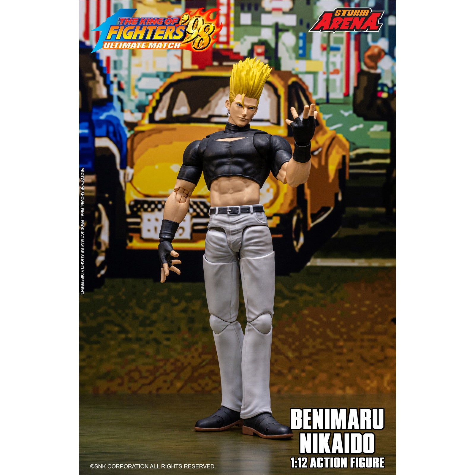 【予約安心出荷】[FIG] Storm Arena(ストームアリーナ) 二階堂紅丸(にかいどうべにまる) THE KING OF FIGHTERS '98 ULTIMATE MATCH(ザ・キング・オブ・ファイターズ98 アルティメットマッチ) 1/12 完成品 可動フィギュア(KFSA01) ストームコレクティブルズ(2026年3月)