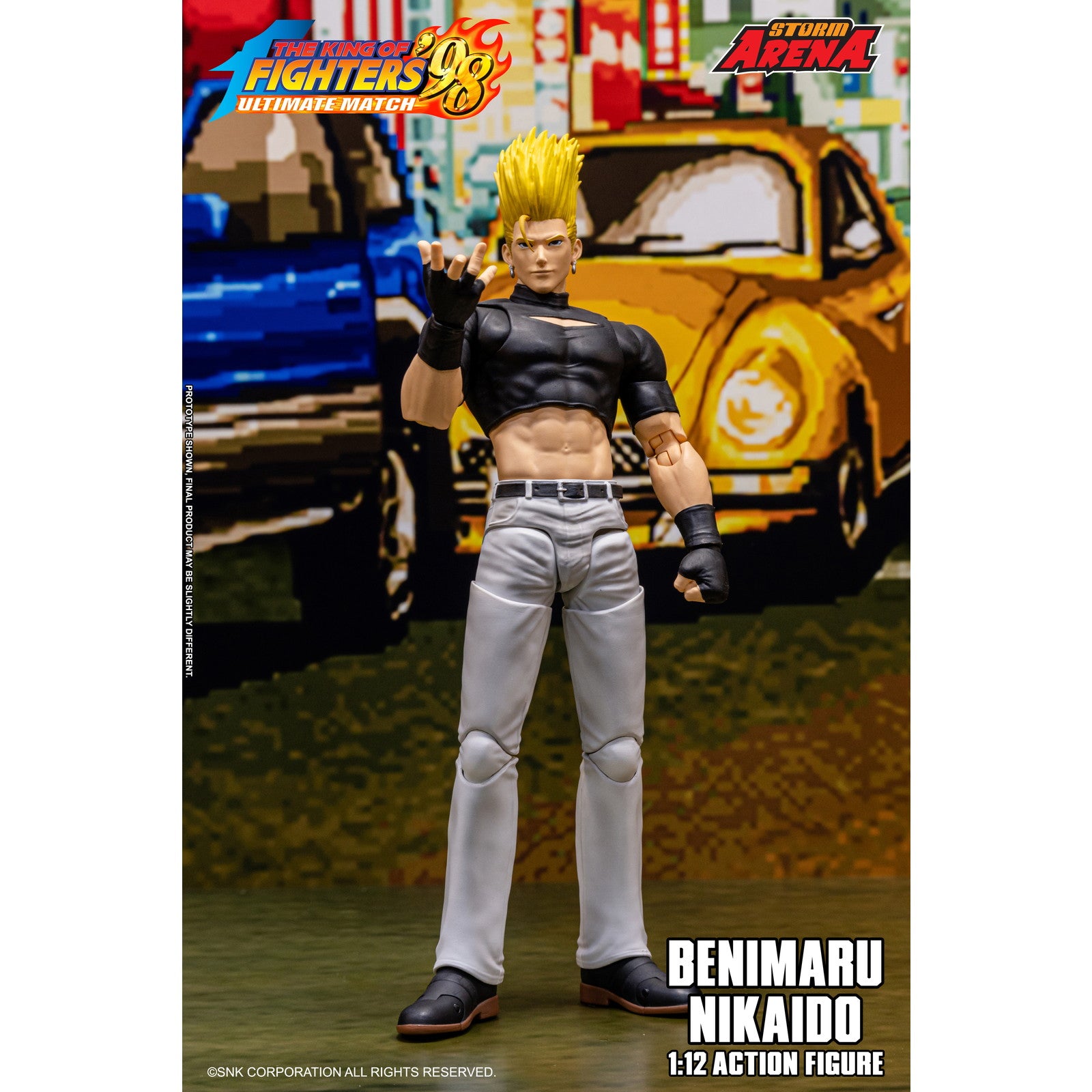 【予約安心出荷】[FIG] Storm Arena(ストームアリーナ) 二階堂紅丸(にかいどうべにまる) THE KING OF FIGHTERS '98 ULTIMATE MATCH(ザ・キング・オブ・ファイターズ98 アルティメットマッチ) 1/12 完成品 可動フィギュア(KFSA01) ストームコレクティブルズ(2026年3月)