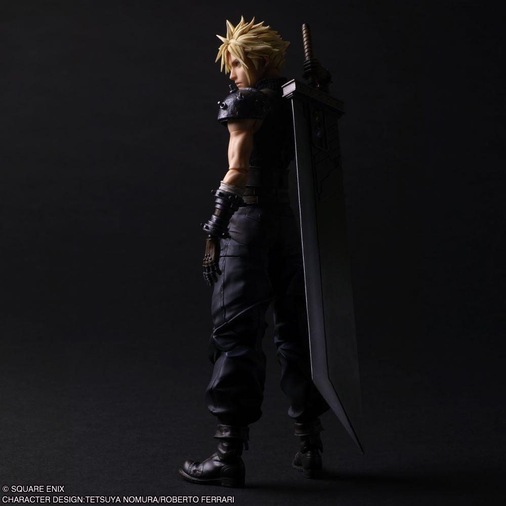 【中古即納】[FIG] PLAY ARTS真(プレイアーツ真) クラウド・ストライフ FINAL FANTASY VII REBIRTH(ファイナルファンタジー7 リバース) 完成品 可動フィギュア スクウェア・エニックス(20260430)