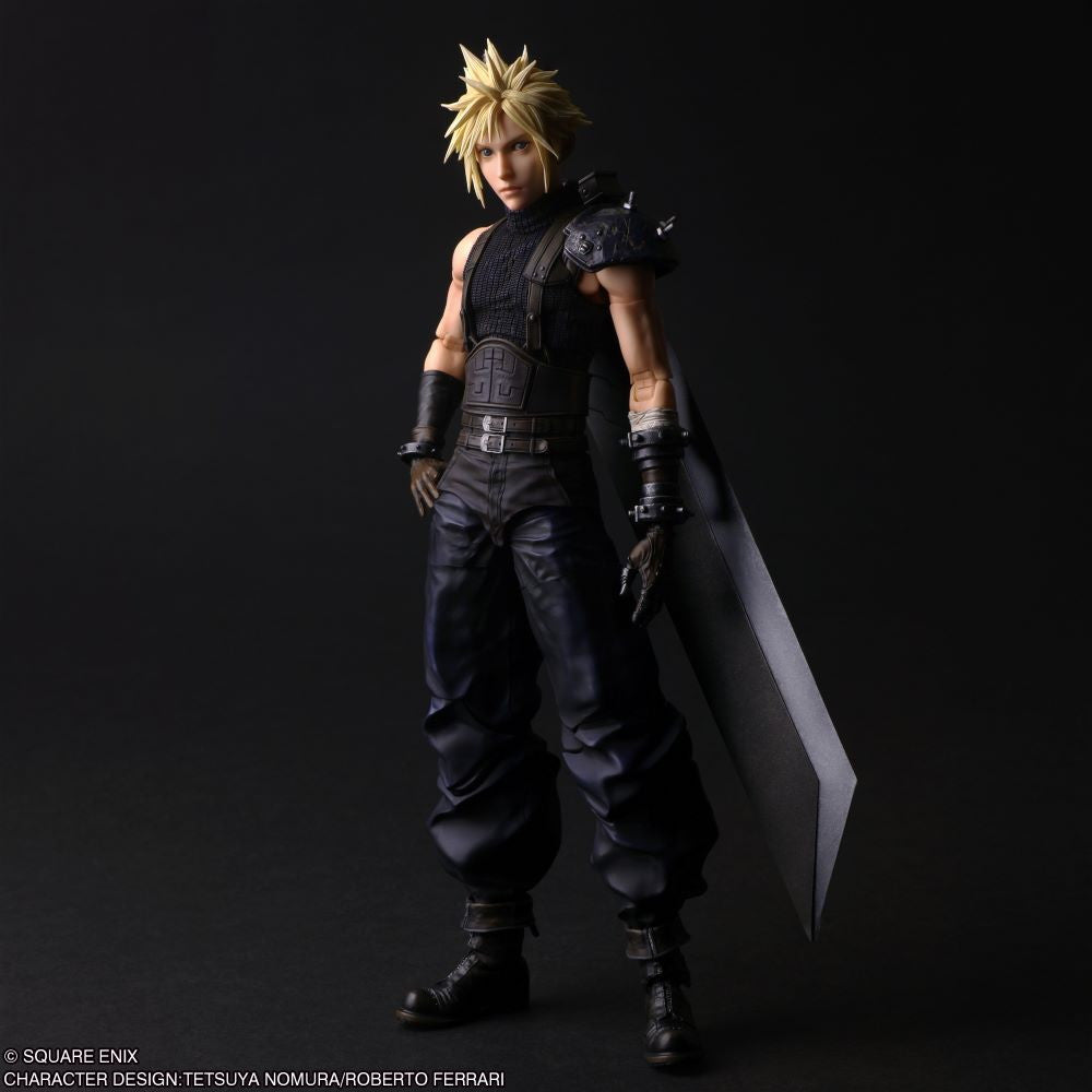 【中古即納】[FIG] PLAY ARTS真(プレイアーツ真) クラウド・ストライフ FINAL FANTASY VII REBIRTH(ファイナルファンタジー7 リバース) 完成品 可動フィギュア スクウェア・エニックス(20260430)