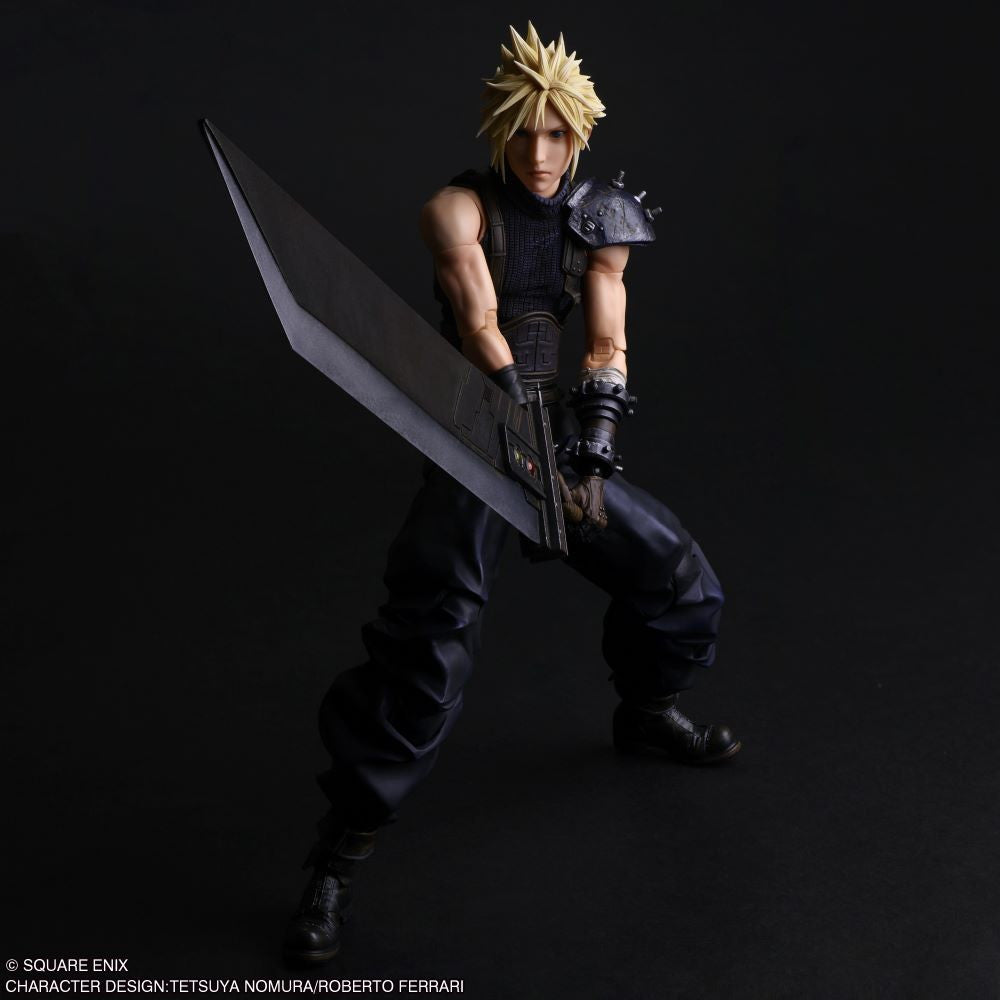 【中古即納】[FIG] PLAY ARTS真(プレイアーツ真) クラウド・ストライフ FINAL FANTASY VII REBIRTH(ファイナルファンタジー7 リバース) 完成品 可動フィギュア スクウェア・エニックス(20260430)