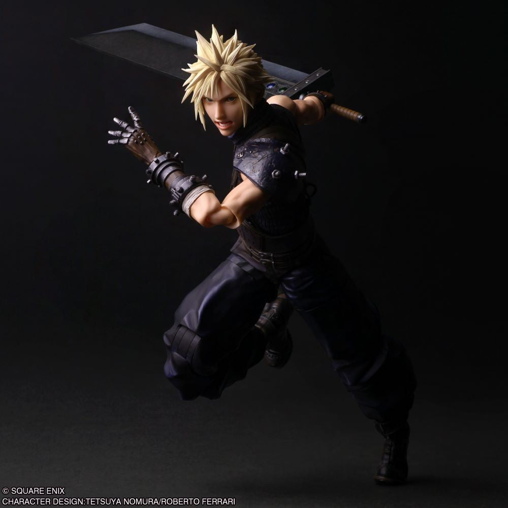 【中古即納】[FIG] PLAY ARTS真(プレイアーツ真) クラウド・ストライフ FINAL FANTASY VII REBIRTH(ファイナルファンタジー7 リバース) 完成品 可動フィギュア スクウェア・エニックス(20260430)