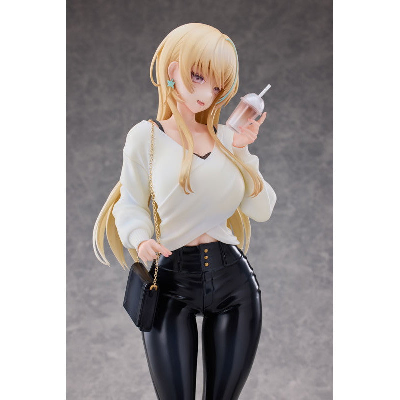 【予約安心出荷】[FIG] バッジ&色紙付属 恋ヶ窪あおい(こいがくぼあおい) レザーパンツ豪華版 Illustrated by ふじ子 1/4 完成品 フィギュア Otherwhere(アザーウェア)(2026年6月)