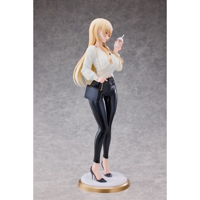 【予約安心出荷】[FIG] バッジ&色紙付属 恋ヶ窪あおい(こいがくぼあおい) レザーパンツ豪華版 Illustrated by ふじ子 1/4 完成品 フィギュア Otherwhere(アザーウェア)(2026年6月)