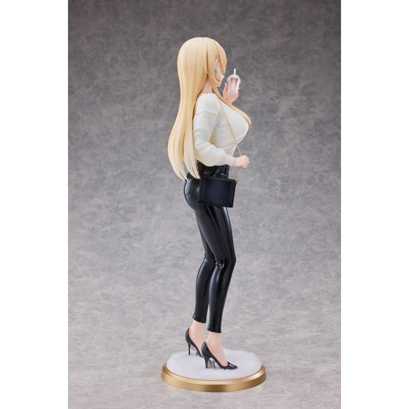 【予約安心出荷】[FIG] バッジ&色紙付属 恋ヶ窪あおい(こいがくぼあおい) レザーパンツ豪華版 Illustrated by ふじ子 1/4 完成品 フィギュア Otherwhere(アザーウェア)(2026年6月)