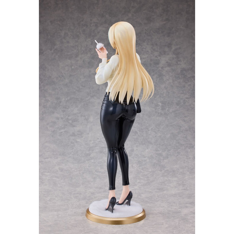 【予約安心出荷】[FIG] バッジ&色紙付属 恋ヶ窪あおい(こいがくぼあおい) レザーパンツ豪華版 Illustrated by ふじ子 1/4 完成品 フィギュア Otherwhere(アザーウェア)(2026年6月)