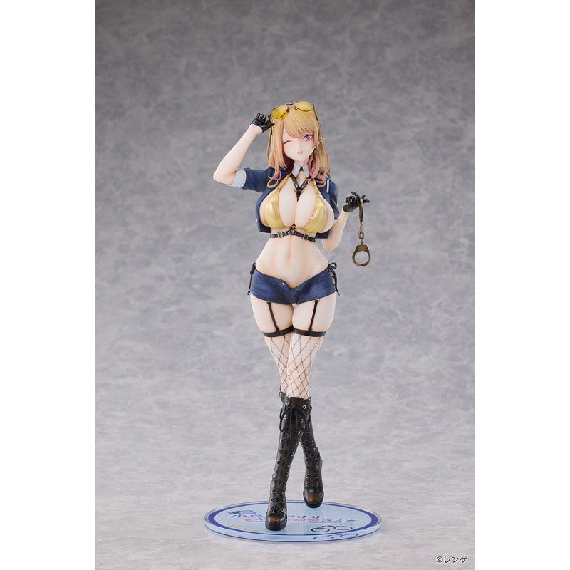 【予約安心出荷】[FIG] 缶バッジ付属 ギャル婦警さん 小鳥遊アリサ(たかなしありさ) Illustrated by レンゲ 1/6 完成品 フィギュア HanaBee(ハナビー)(2026年8月)
