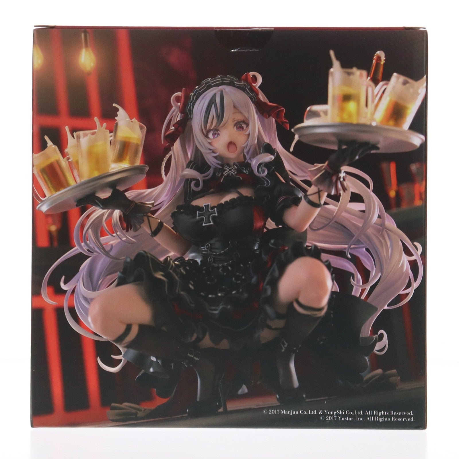 【中古即納】[FIG] フェイスパーツ&ポスター付属 エルベ 見せ場訪れず～ あみあみ限定版 アズールレーン 1/7 完成品 フィギュア GOLDENHEAD+(ゴールデンヘッドプラス)(20250731)