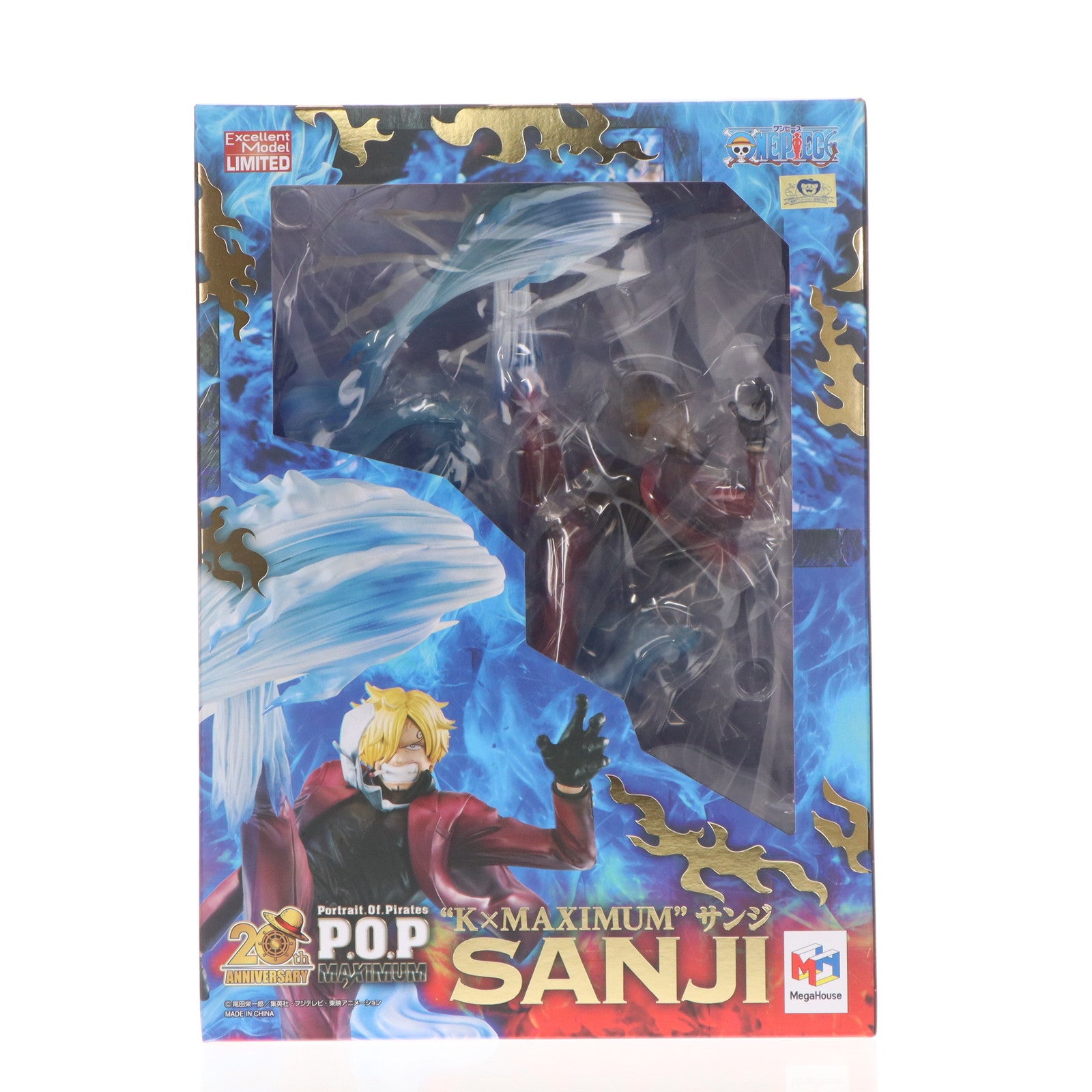 【中古即納】[FIG] Portrait.Of.Pirates P.O.P 『K×MAXIMUM』 サンジ ONE PIECE(ワンピース) 完成品 フィギュア プレミアムバンダイ&一部店舗限定 メガハウス(20250729)