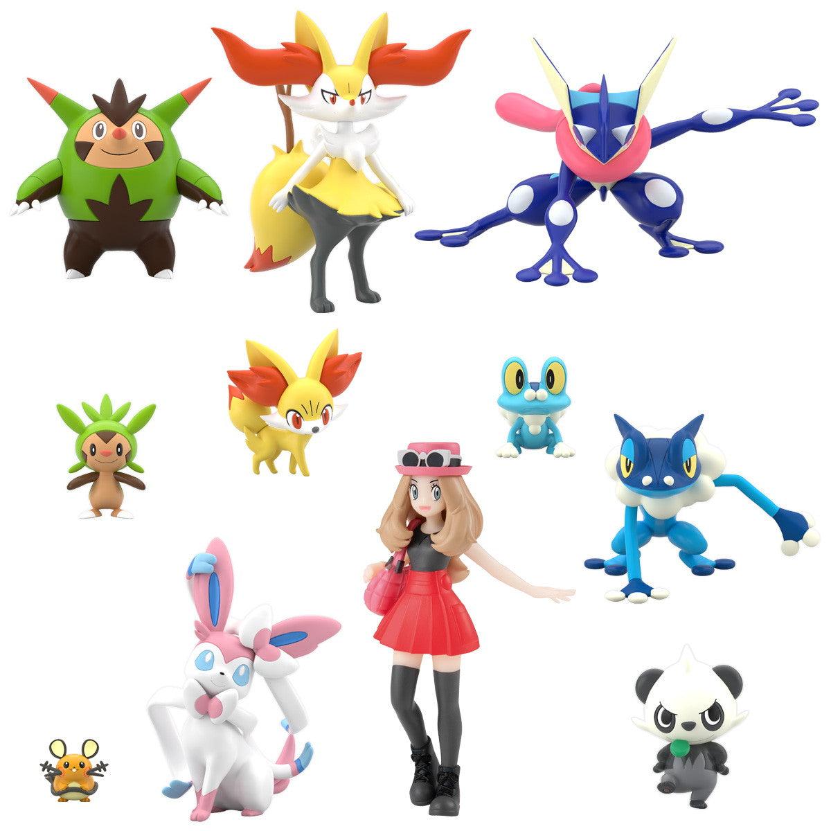 【新品即納】[FIG] (BOX)(食玩) ポケモンスケールワールド カロス地方 ポケットモンスター 1/20 フィギュア(10個) バンダイ(20251231)