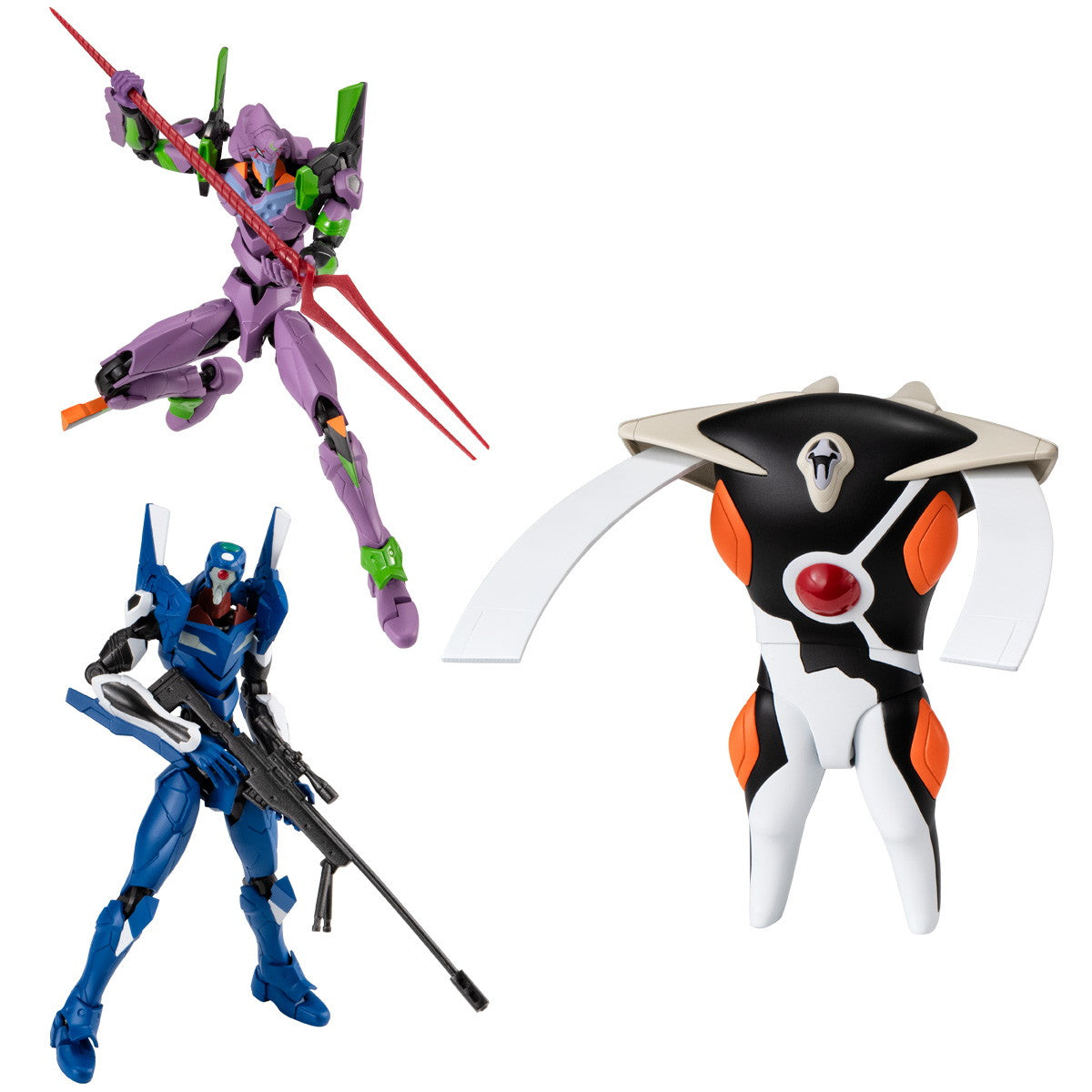 【予約安心出荷】[FIG] (BOX)(食玩) EVA-FRAME-DX02:新世紀エヴァンゲリオン 可動フィギュア(3個) バンダイ(2026年2月)